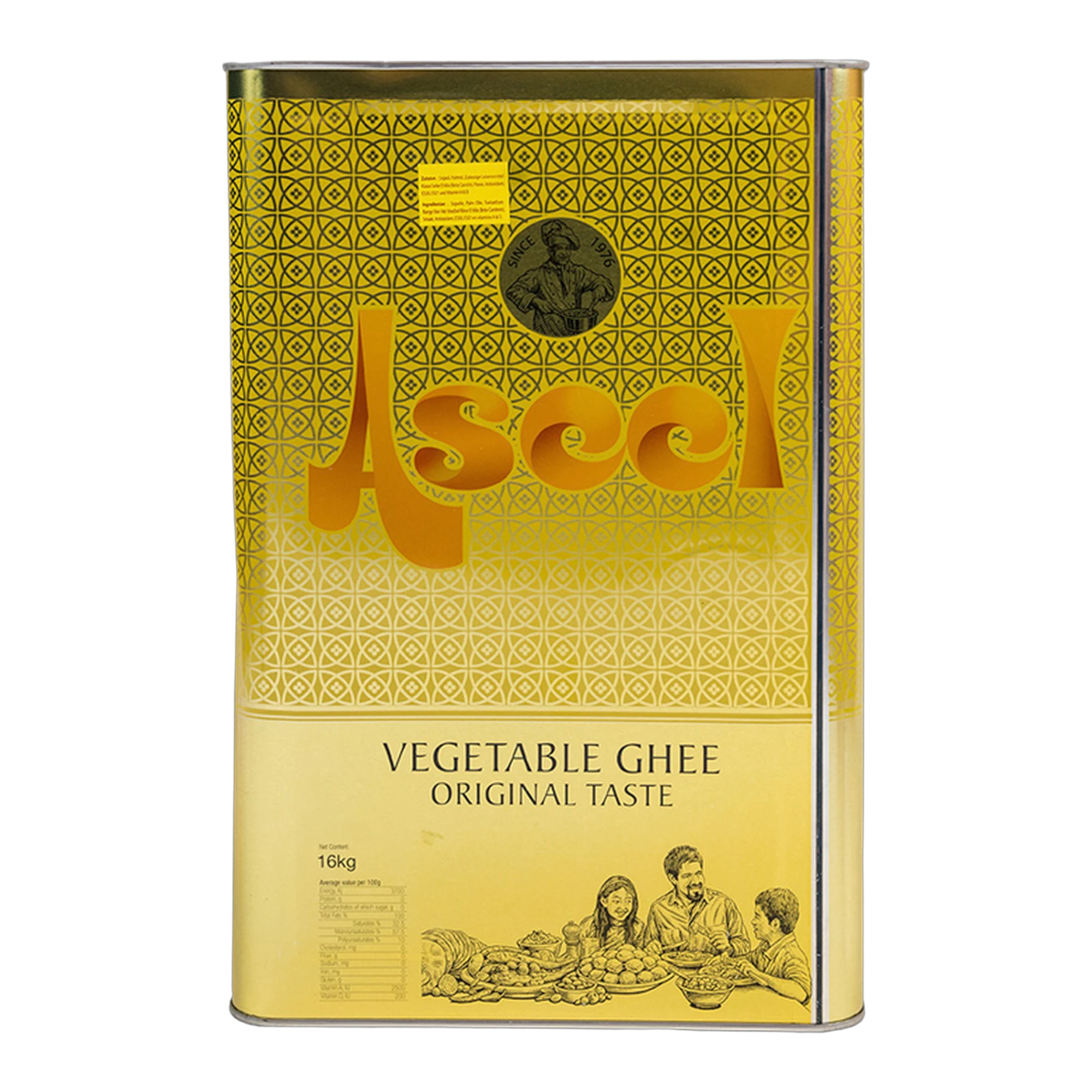 سمن نباتي أسيل 16 لتر