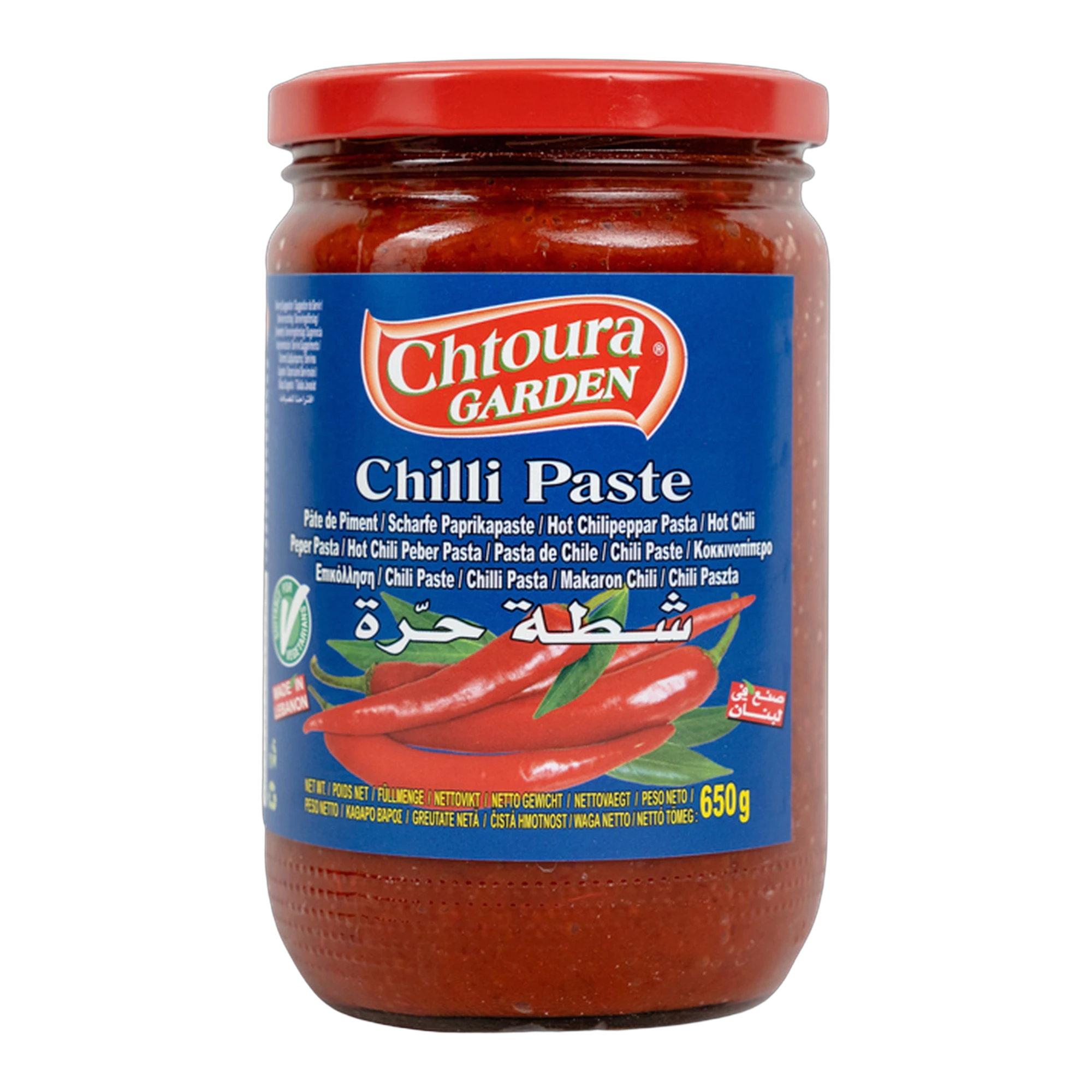 Pastă de ardei iute Chtoura Garden (borcan de sticlă)