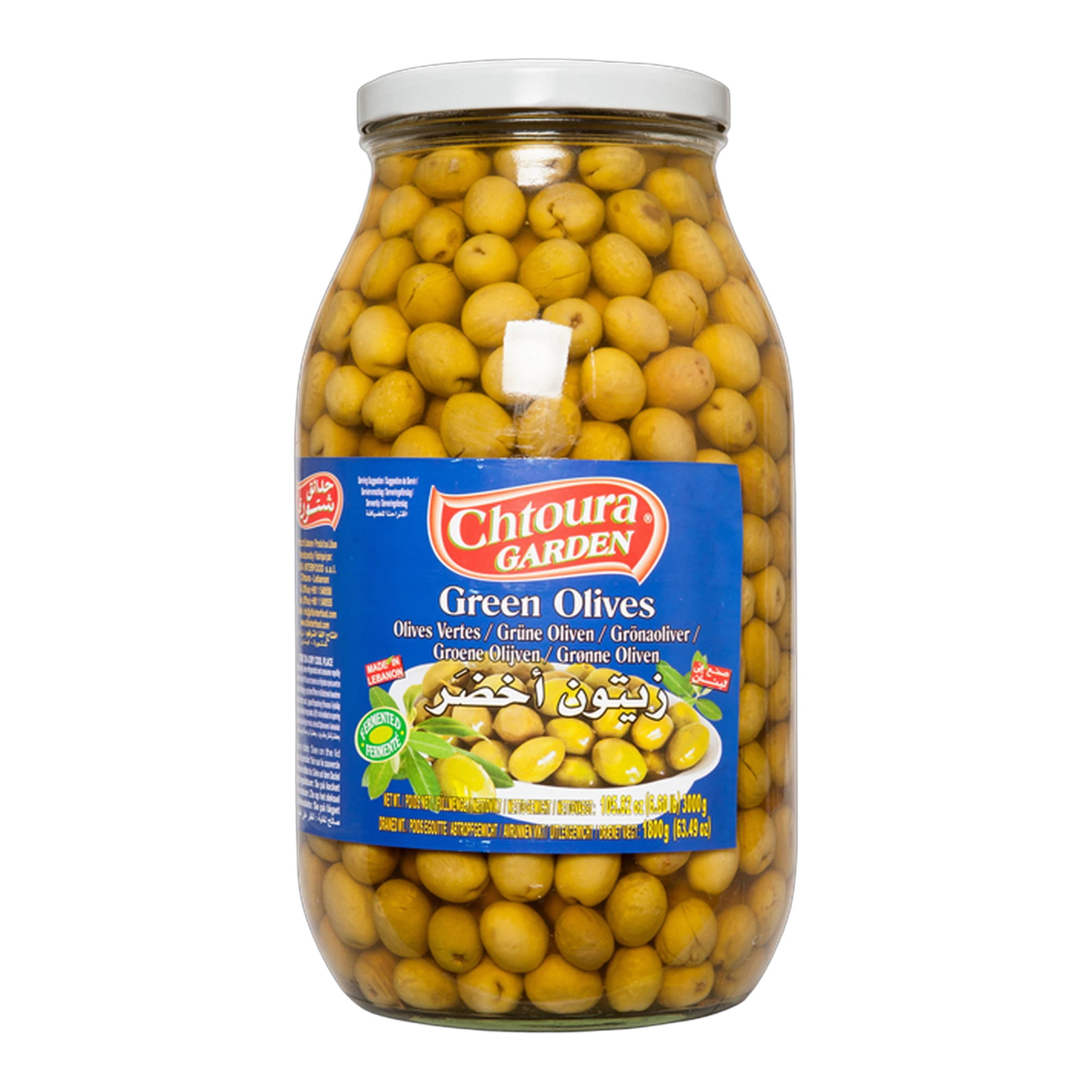 Chtoura Garden Green Olives 3 kg
