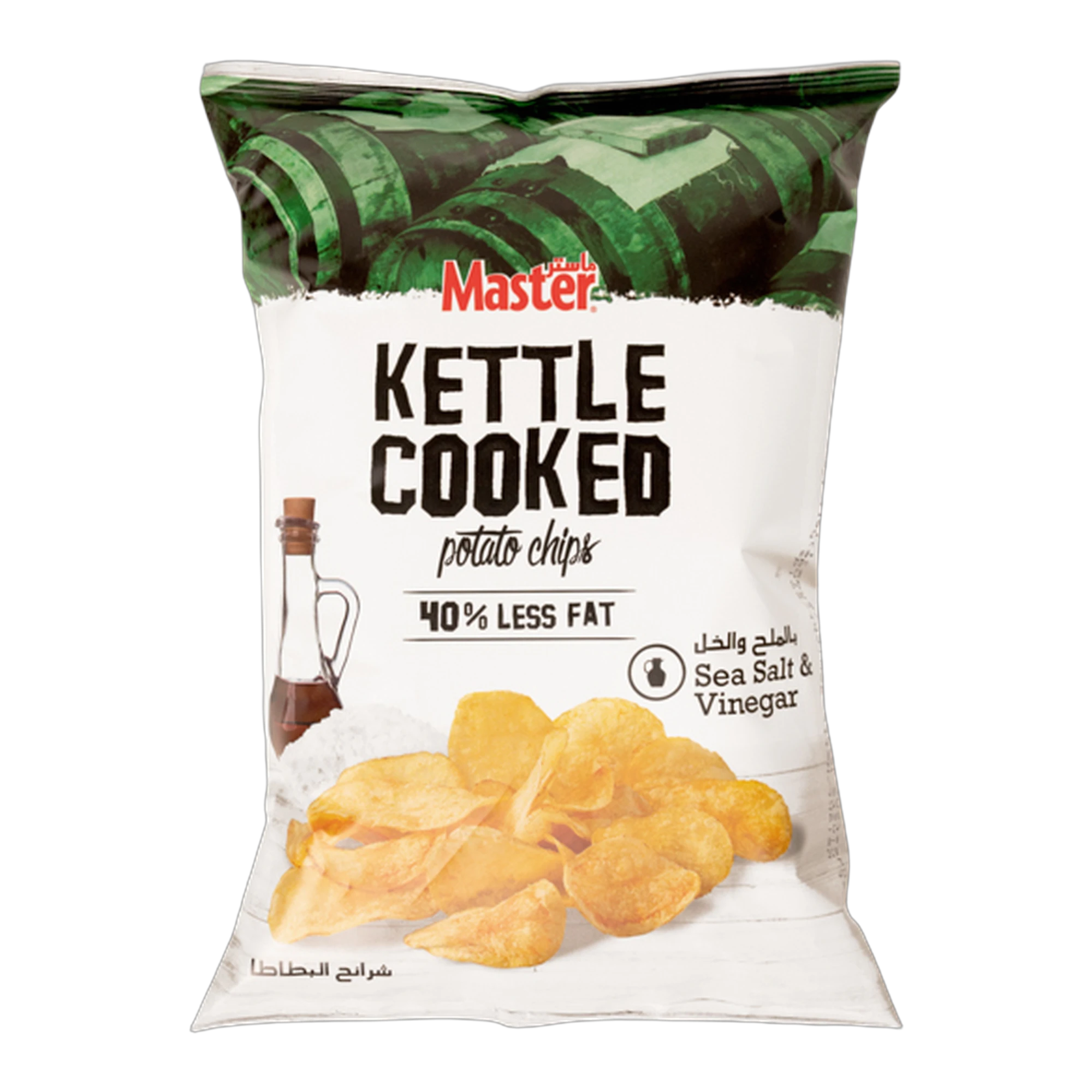 Chipsuri Kettle cu Sare și Oțet Master Chips