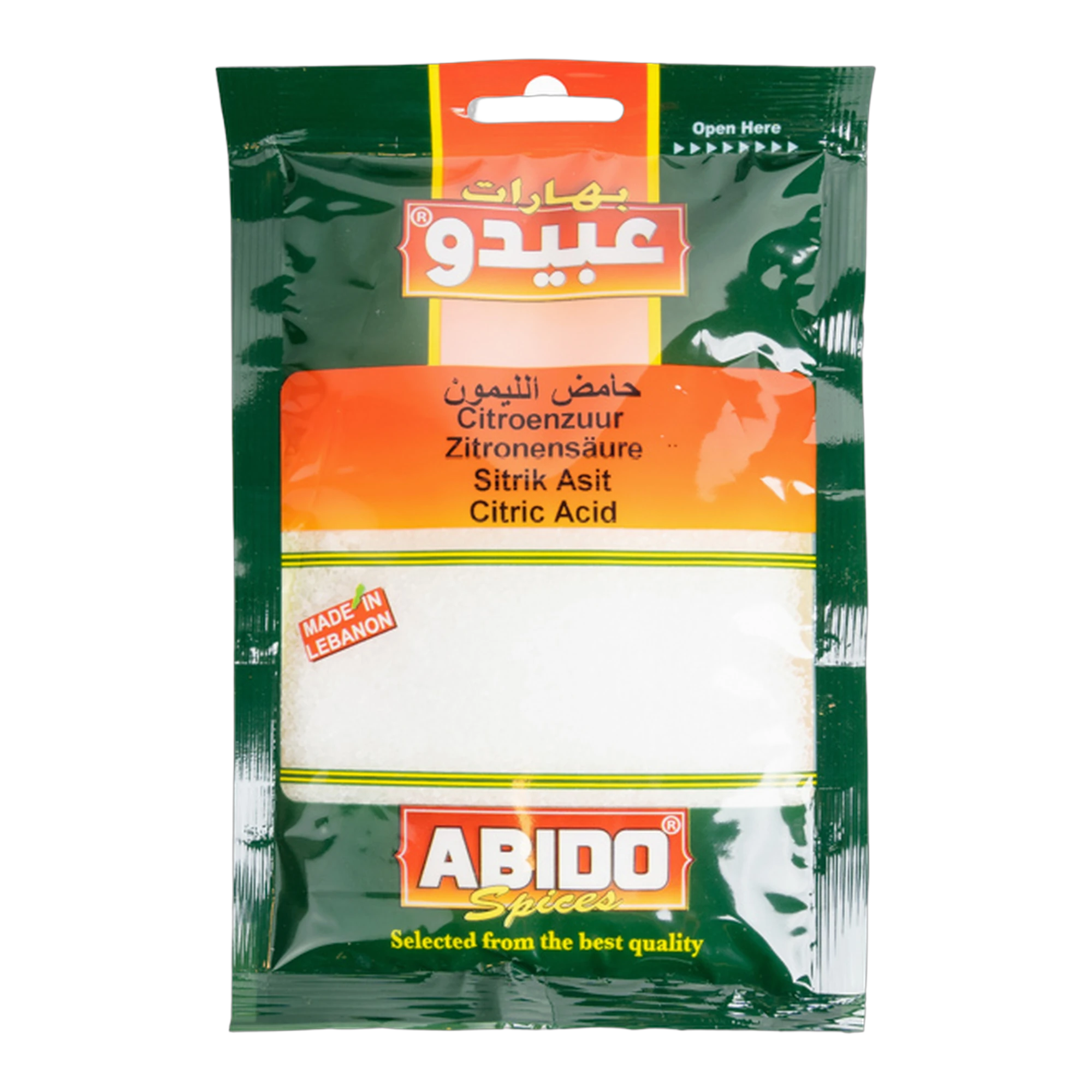 حمض الستريك عبيدو