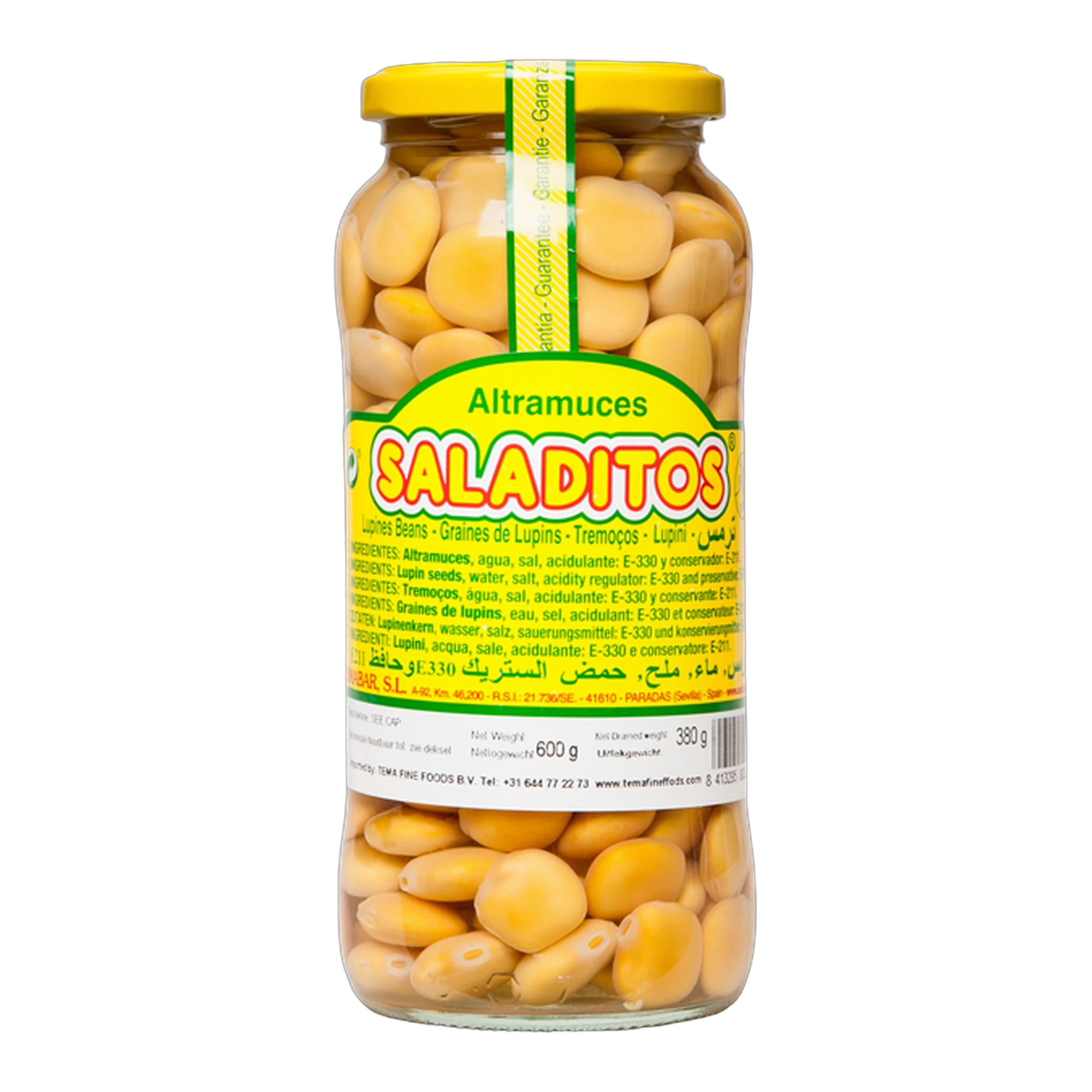 Saladitos Lupin Beans in Brine Jar