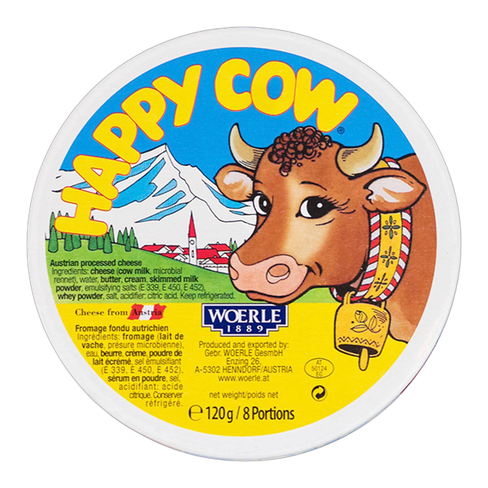 Happy Cow Processed Cheese Portions 48 × 17.5g