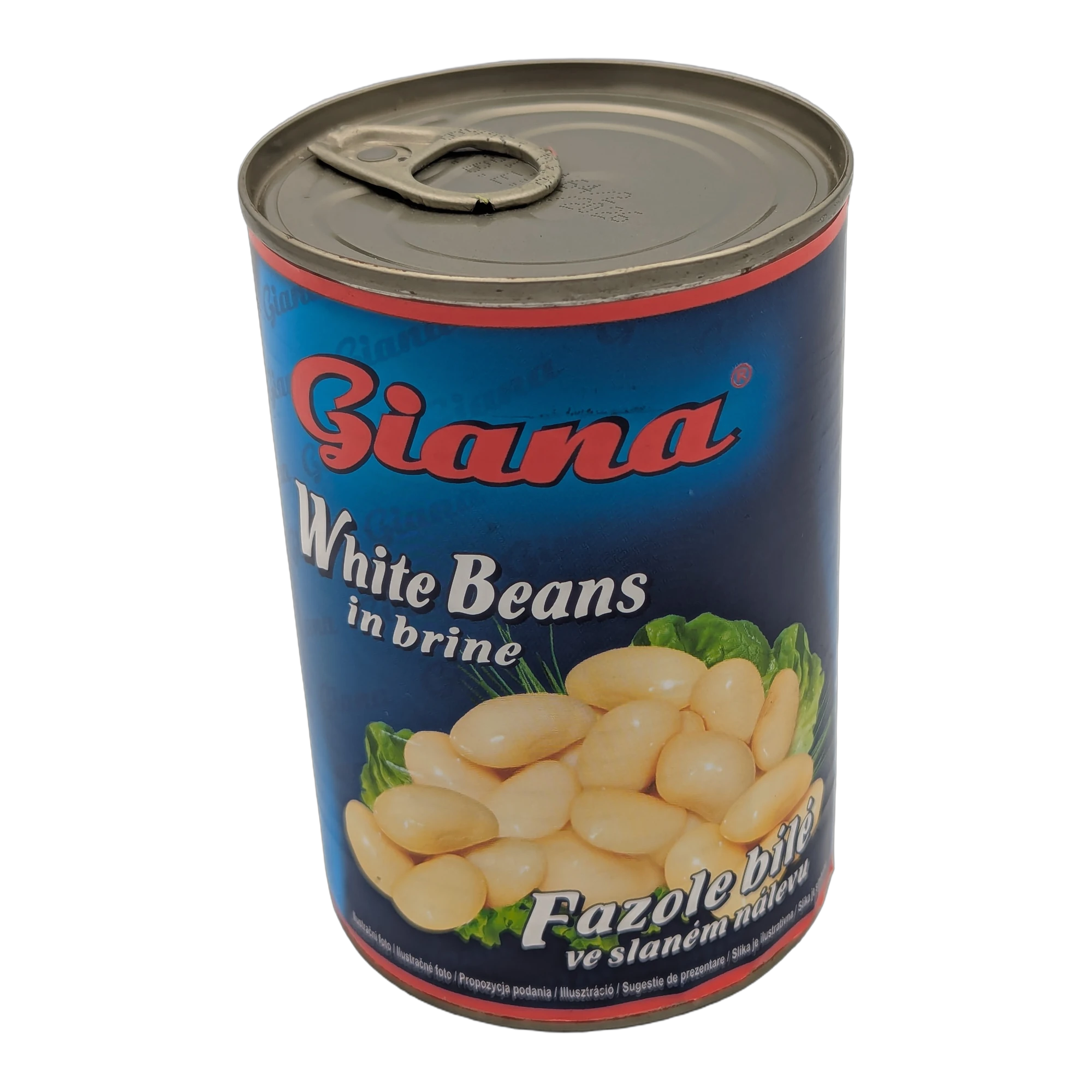 فاصوليا بيضاء في محلول ملحي جيانا