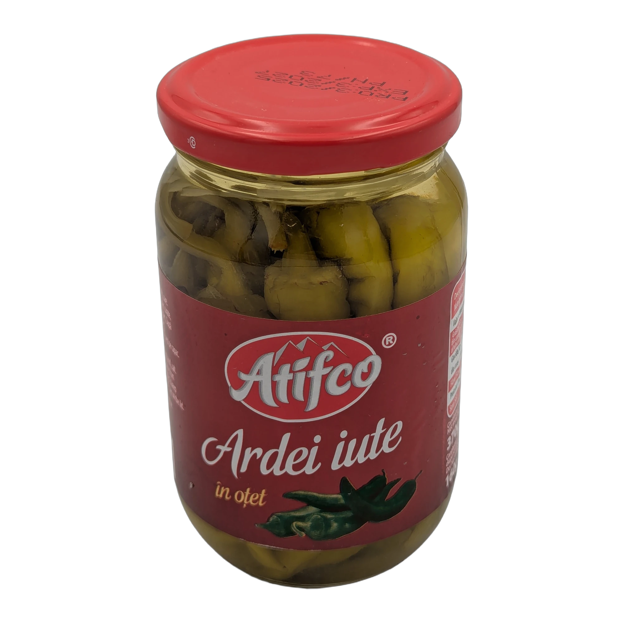 Pickled Hot Peppers in Vinegar