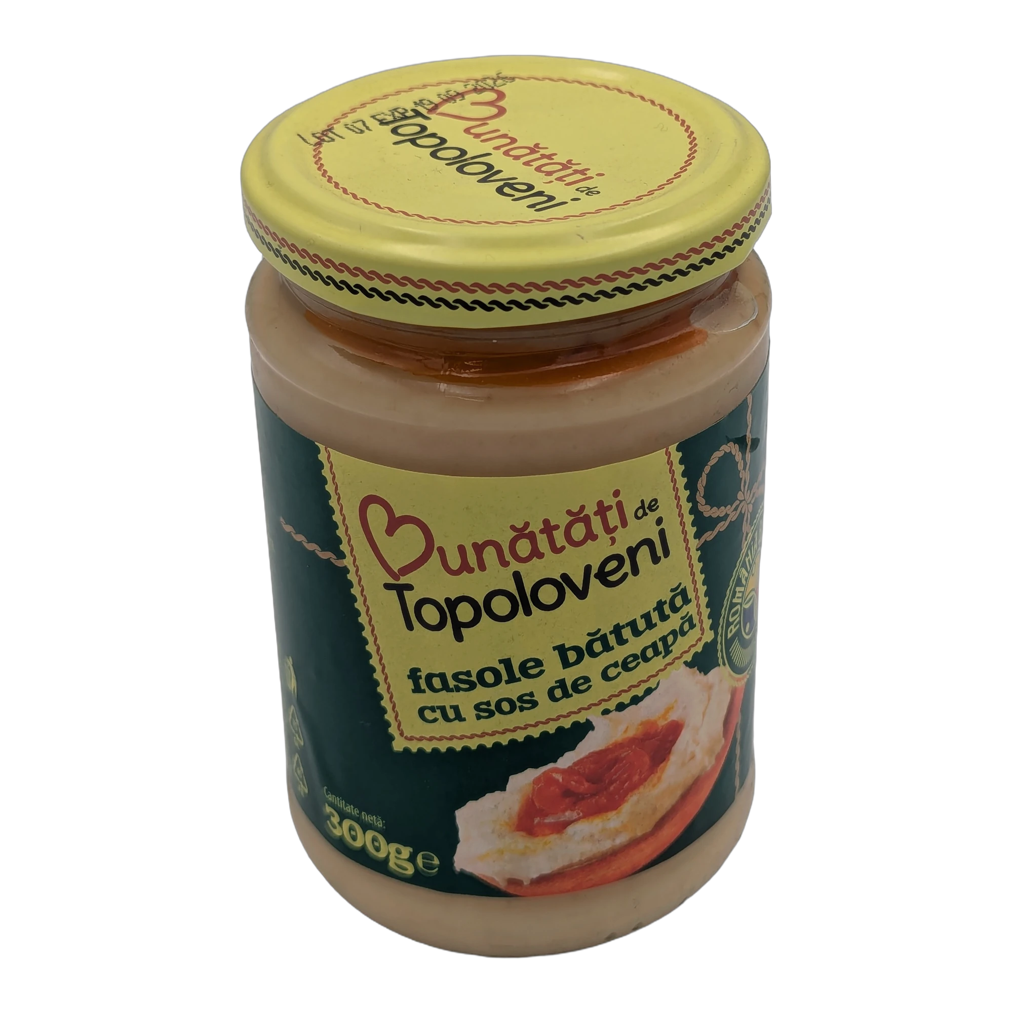 فاصوليا مهروسة مع صلصة البصل من توبولوفيني