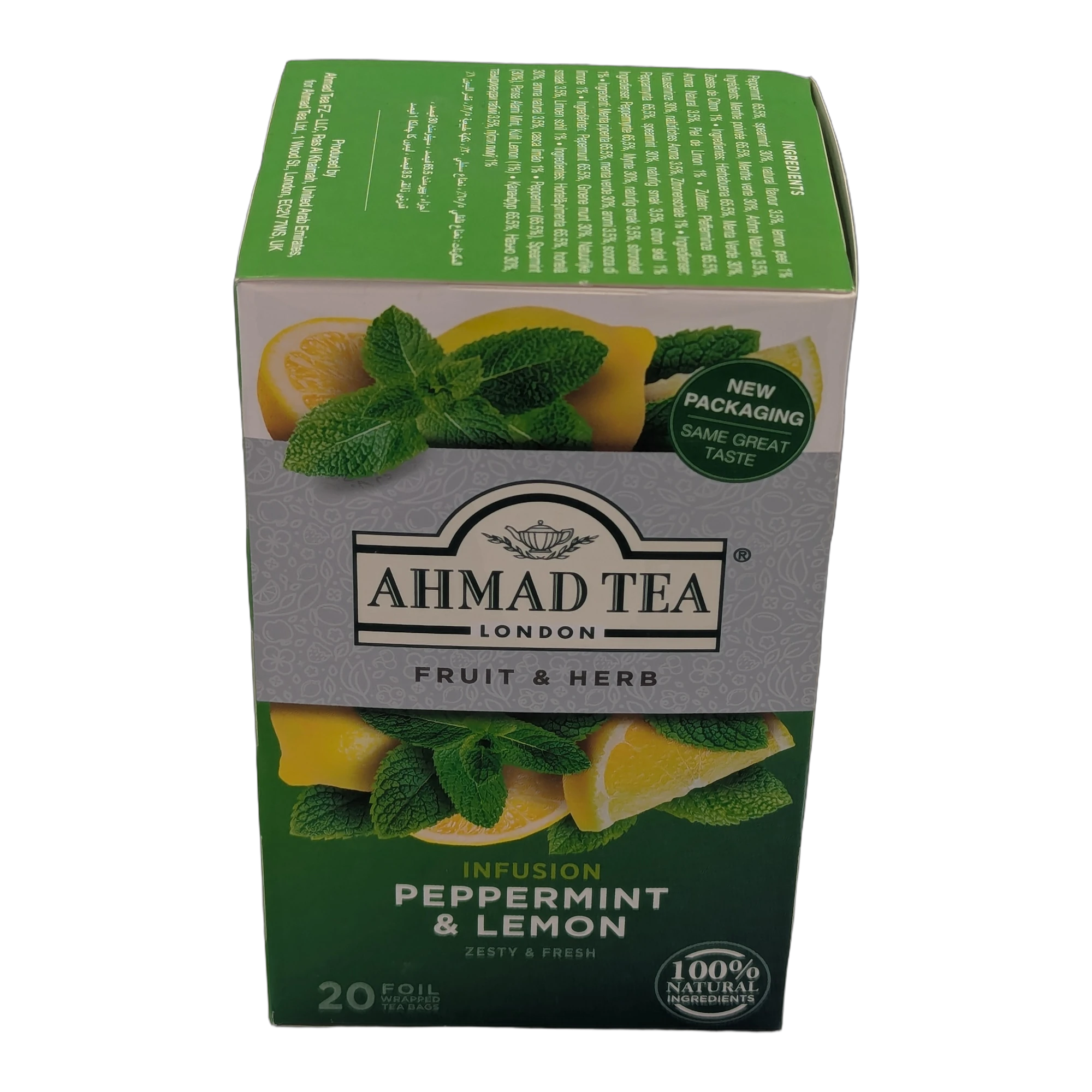 Peppermint & Lemon Herbal Infusion