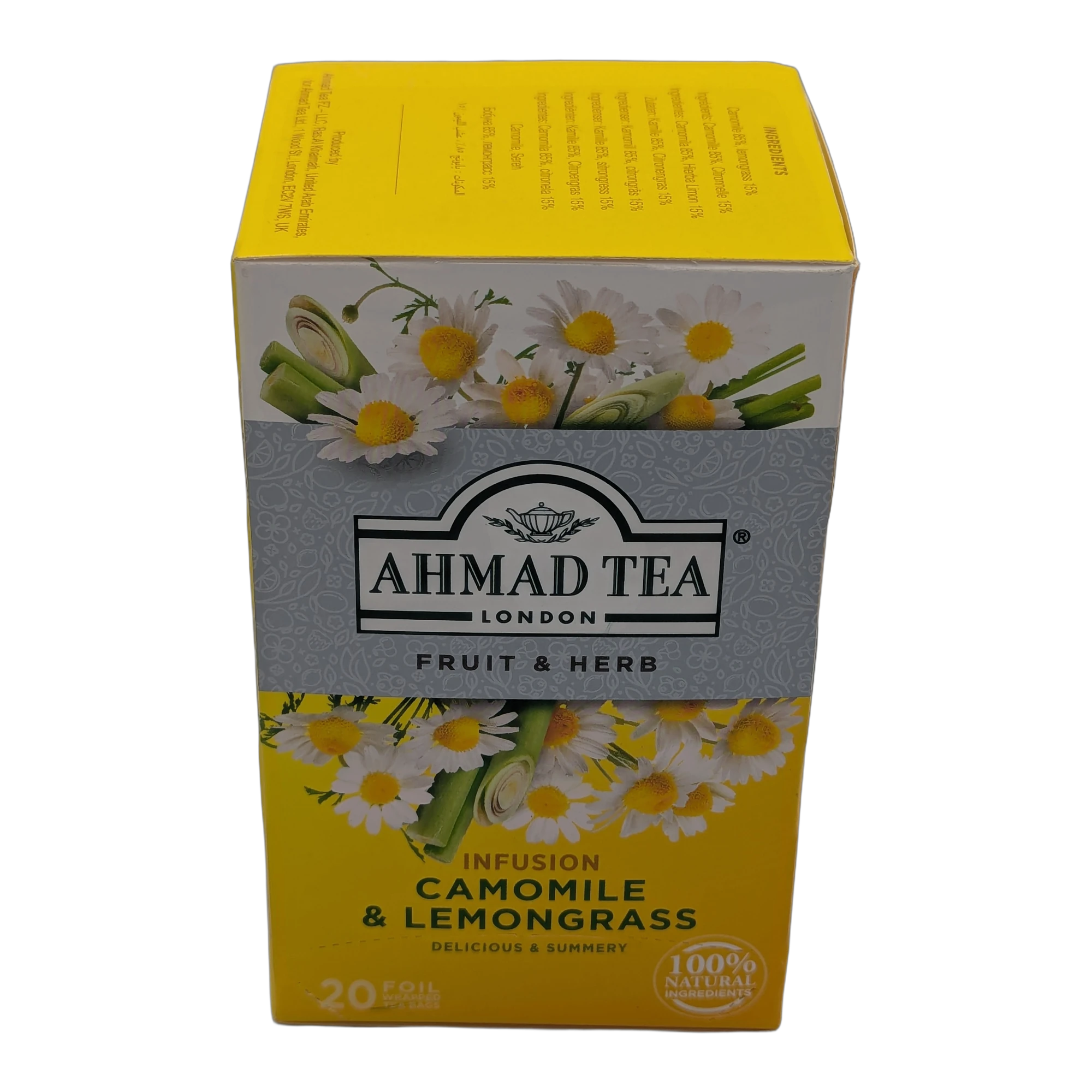 Ahmad Tea Camomile & Lemongrass Herbal Infusion
