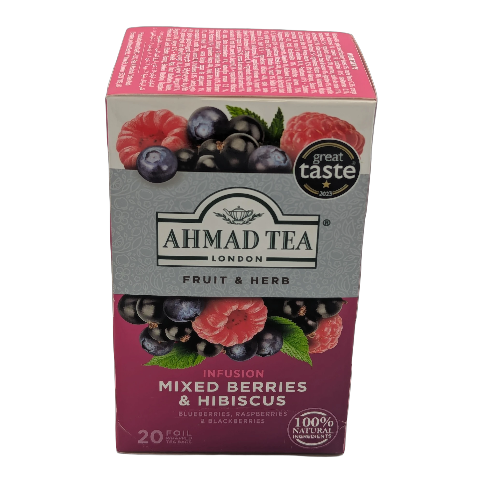 Infuzie de Fructe și Plante Ahmad cu Fructe de Pădure și Hibiscus