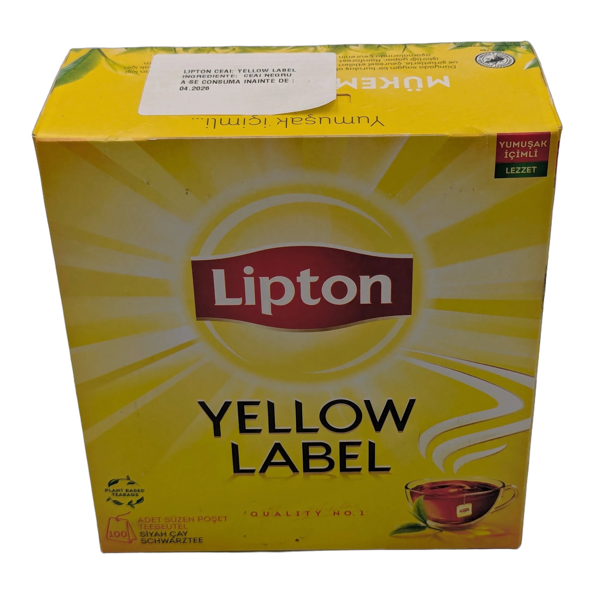 Ceai Negru Lipton Yellow Label