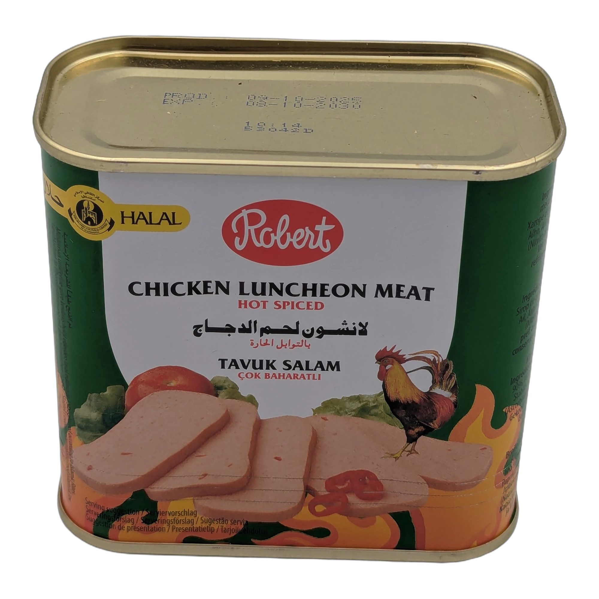 Hot Spiced Chicken Luncheon Meat