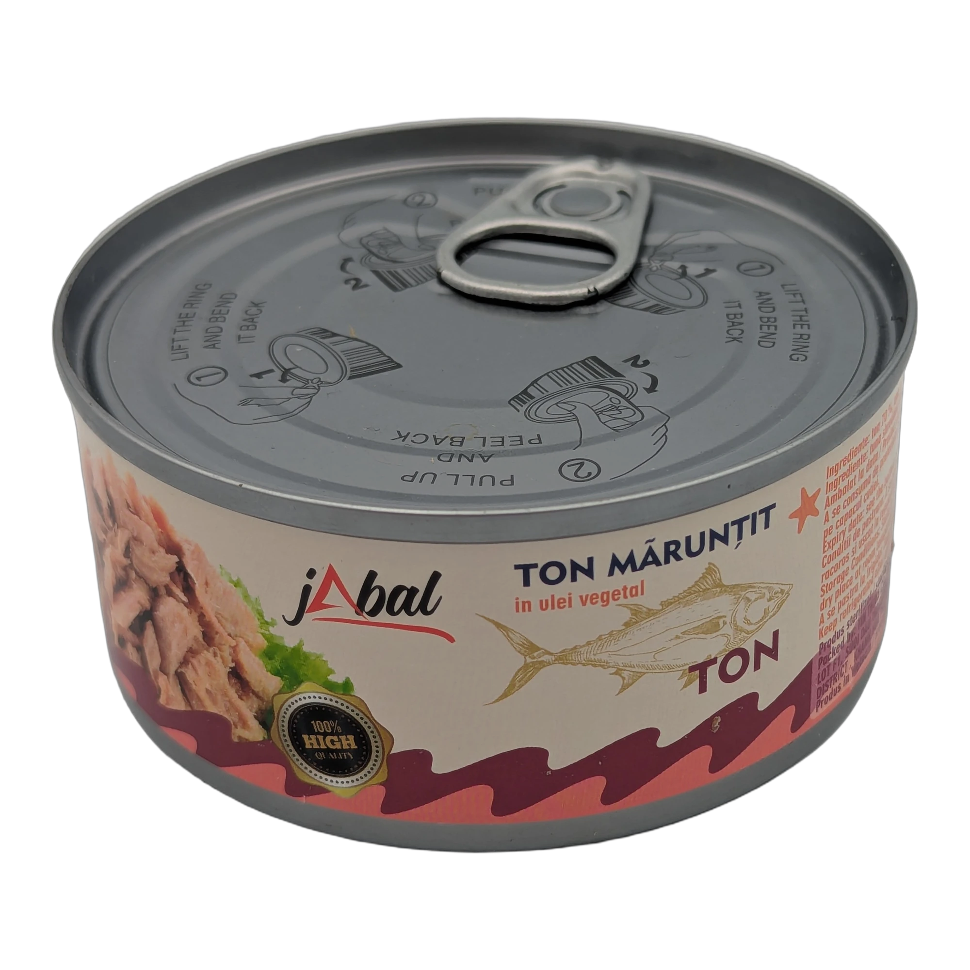 Ton mărunțit în ulei vegetal Jabal