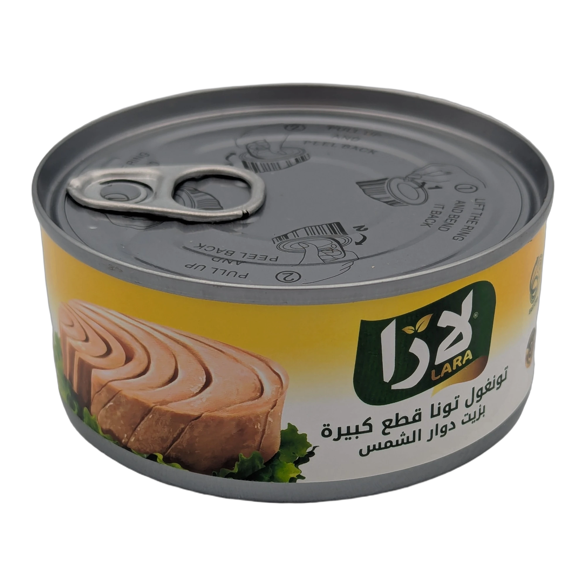 Ton bucăți Lara în ulei de floarea-soarelui