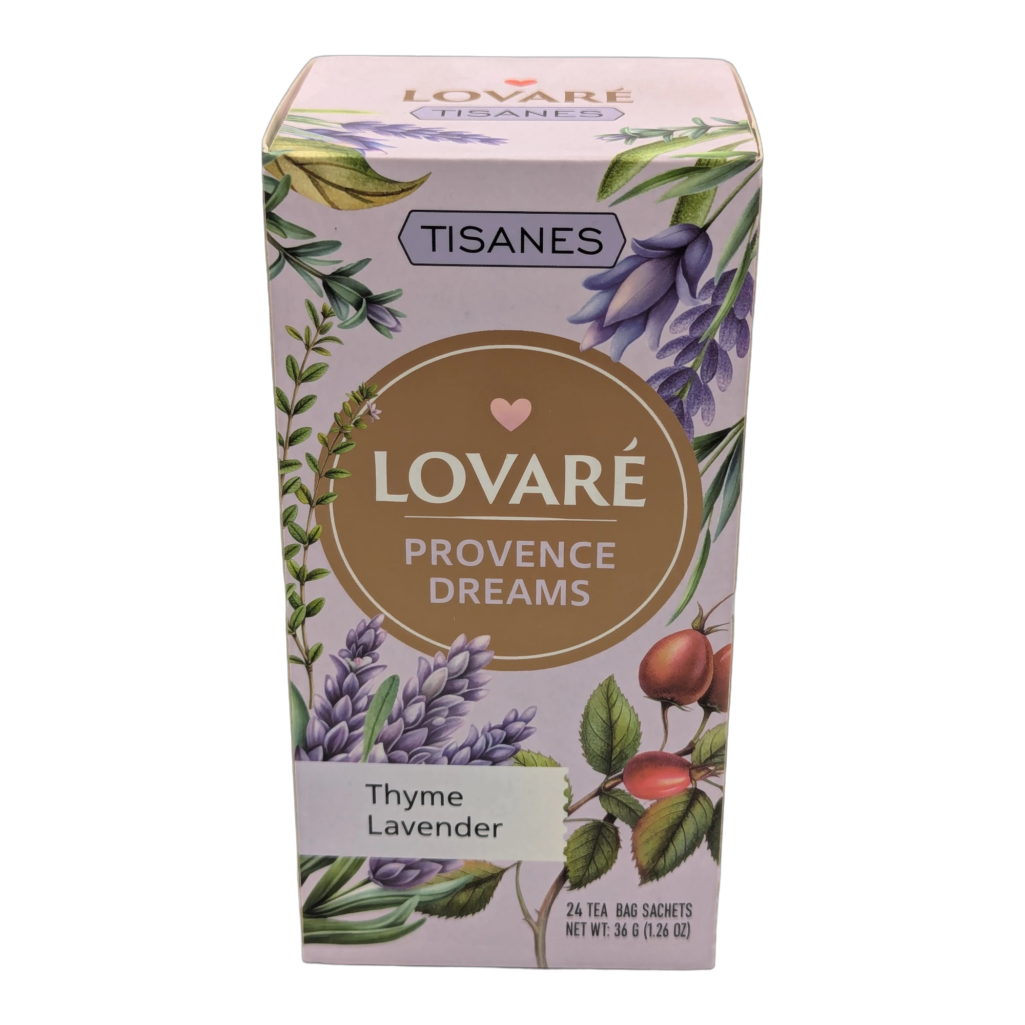 LOVARÉ Provence Dreams Herbal Tea 24 Sachets
