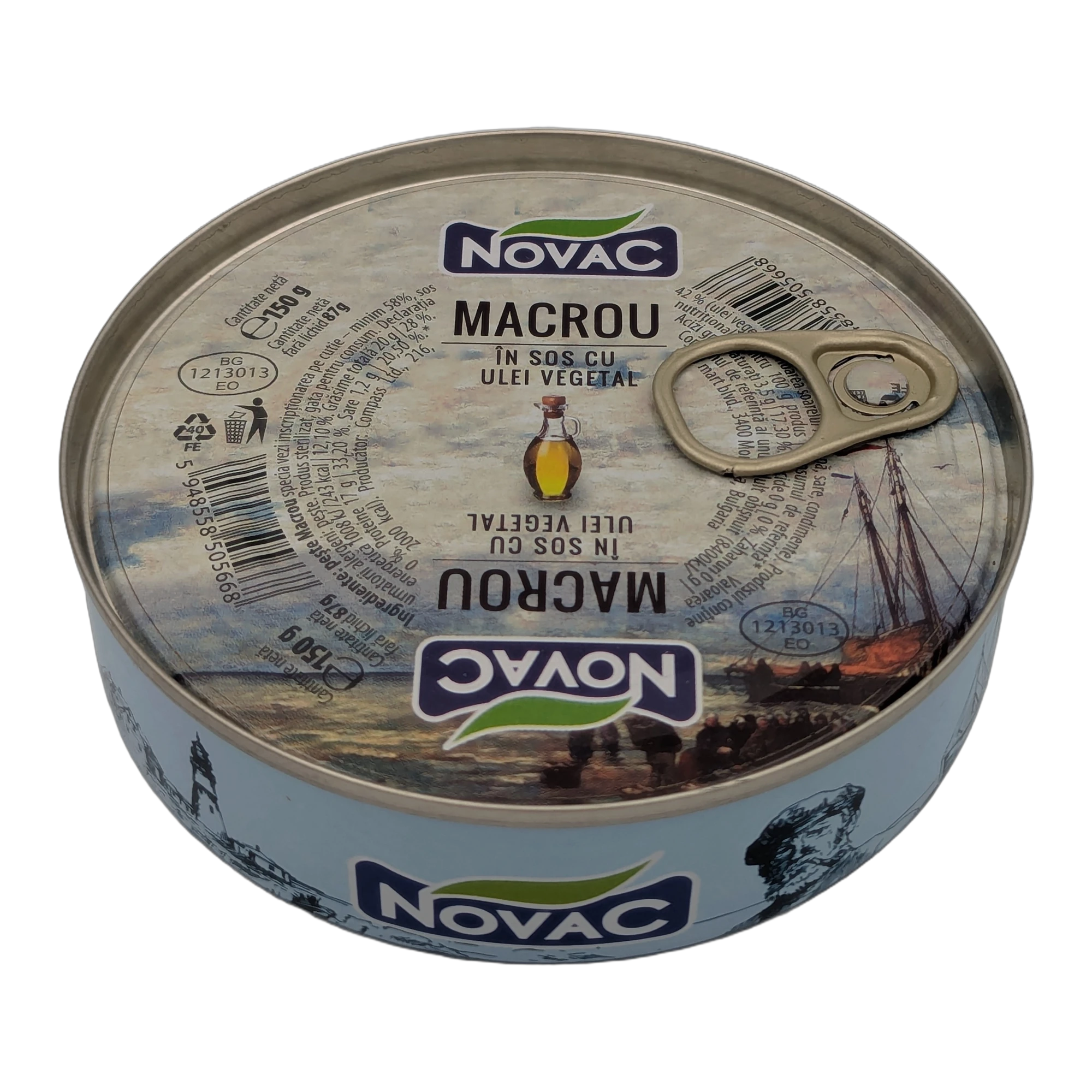 ماكريل في الزيت النباتي