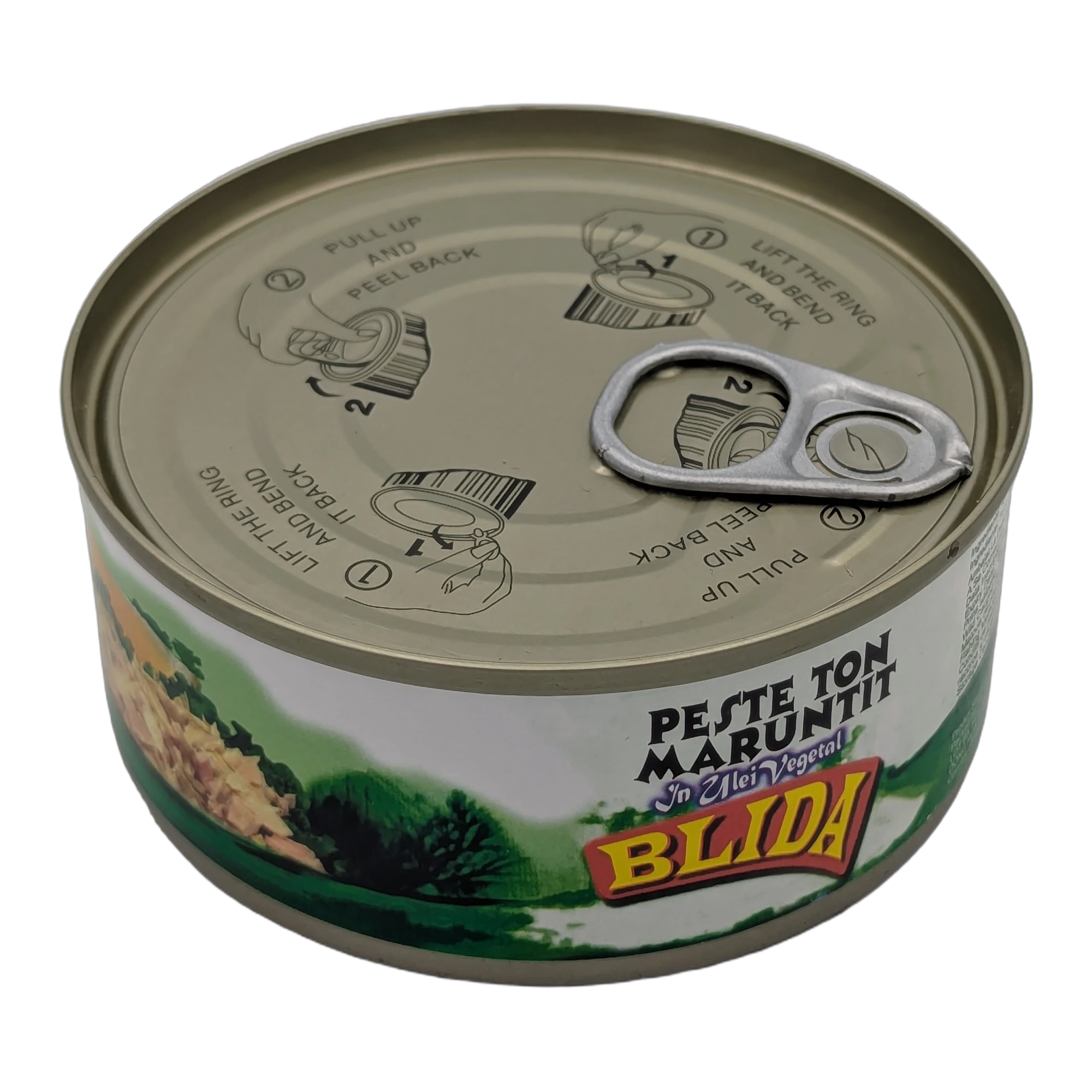 تونة مبشورة في الزيت النباتي