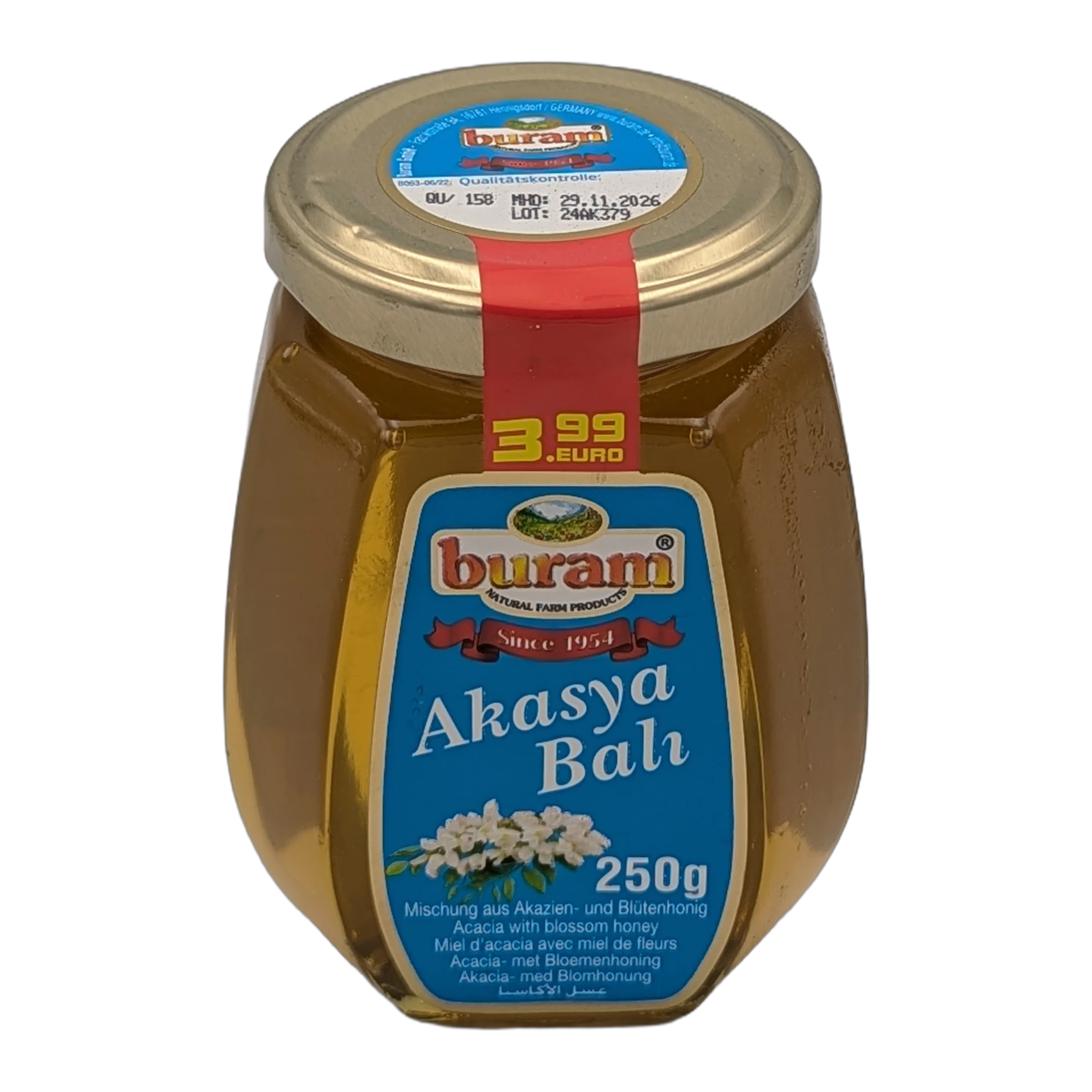 Miere de salcâm cu aromă florală