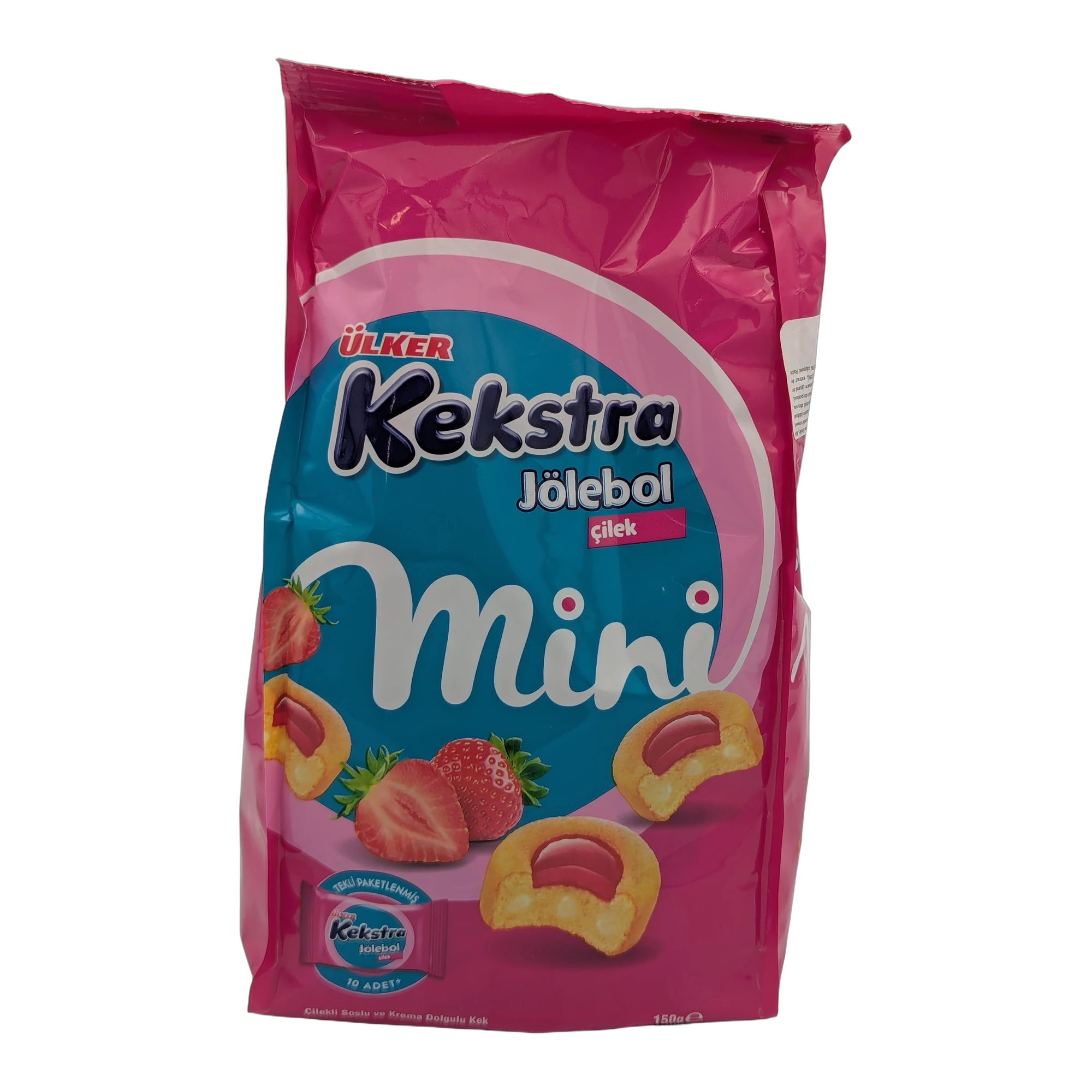 Mini prăjituri Kekstra Jölebol cu căpșuni