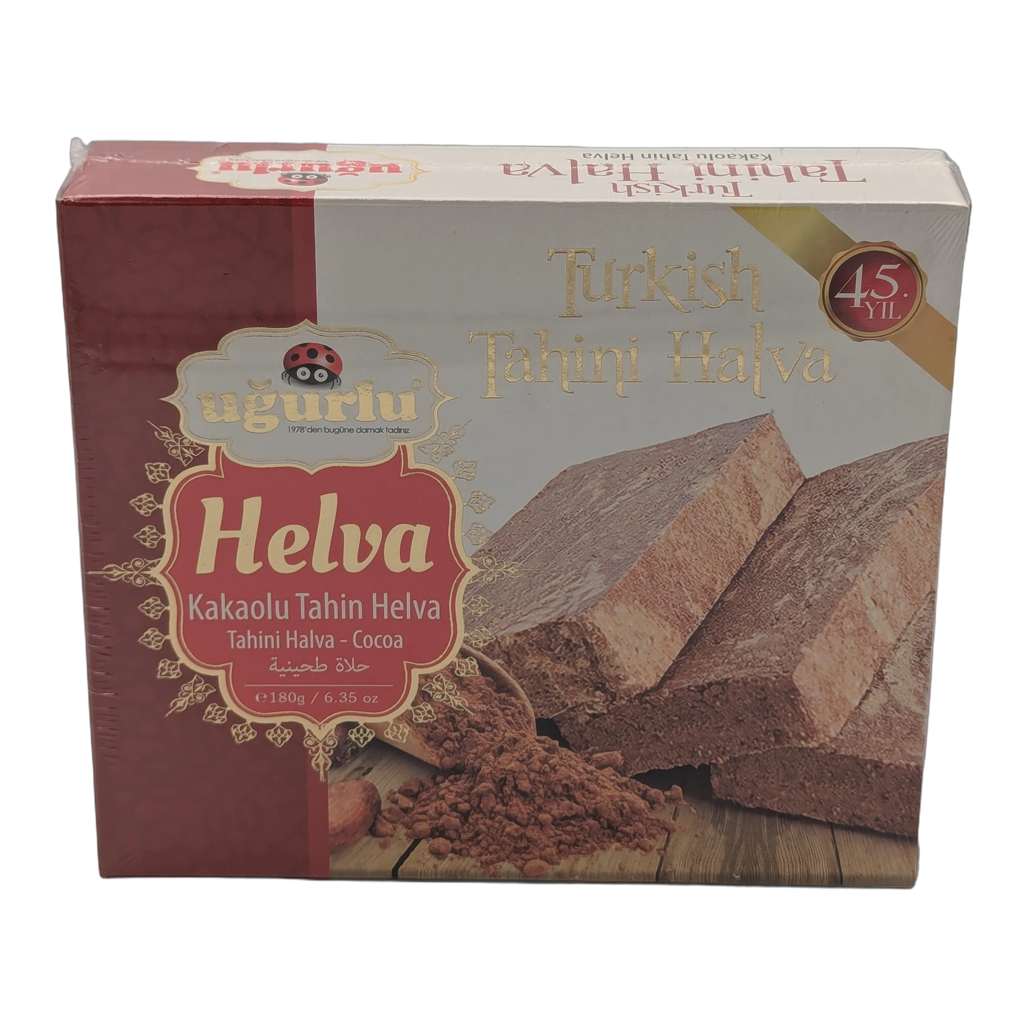 Halva din tahini cu cacao