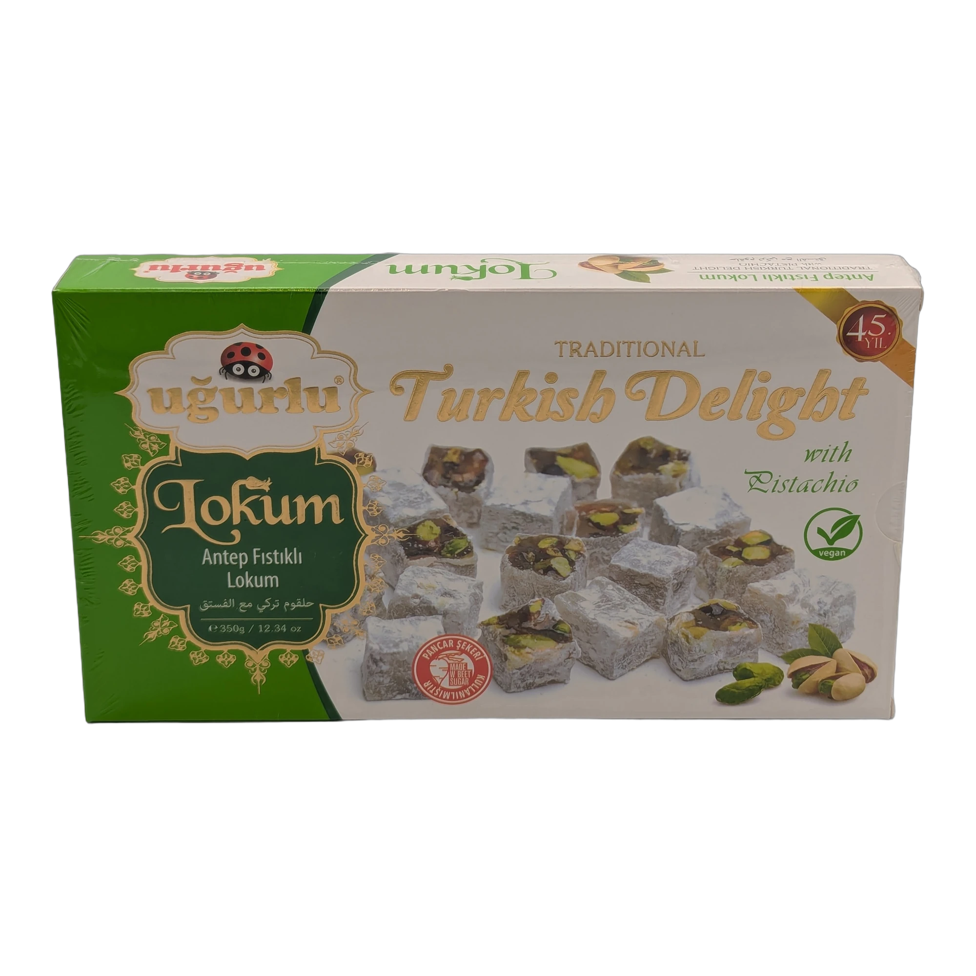 Traditional Turkish Delight with Pistachio