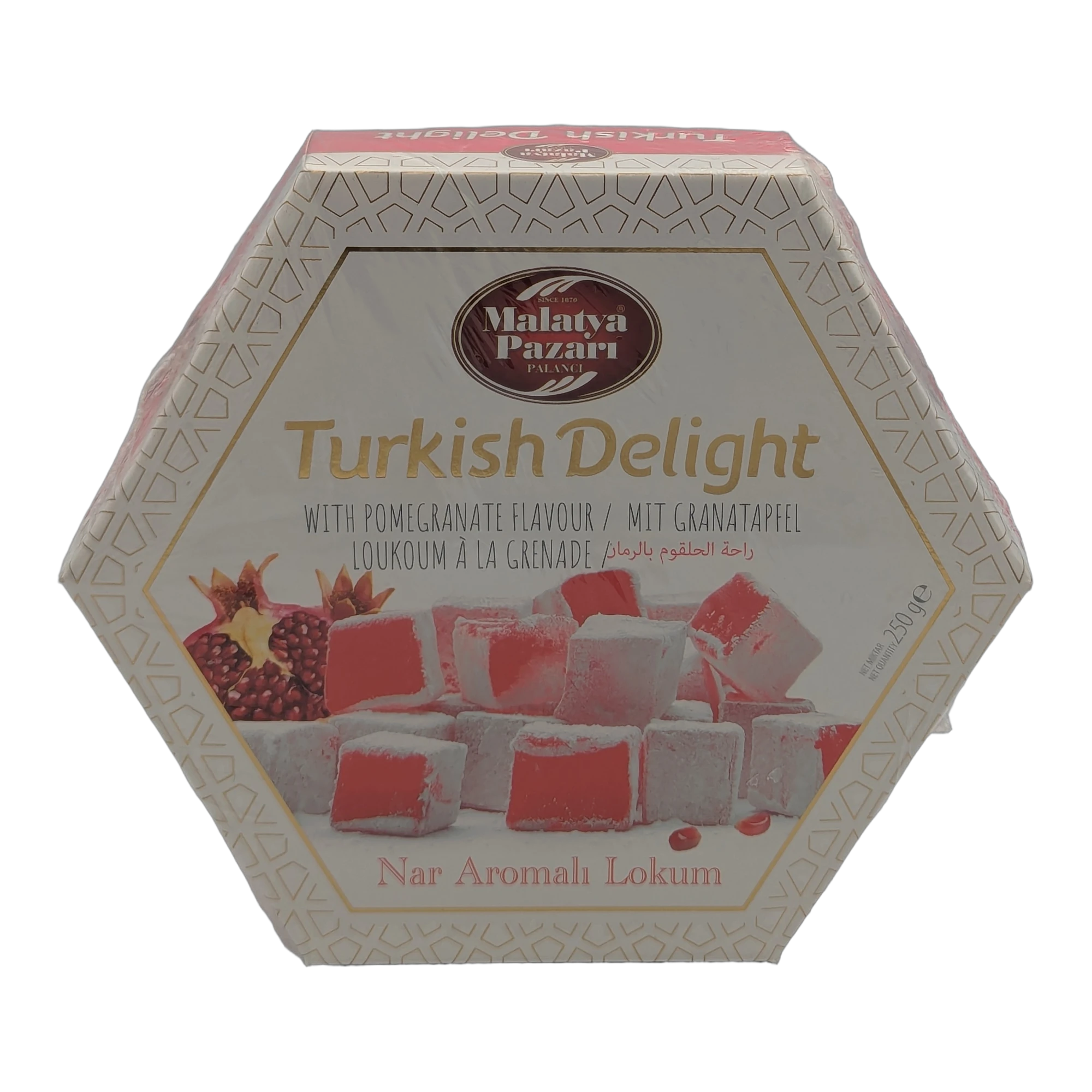 Turkish Delight with Pomegranate Flavor
