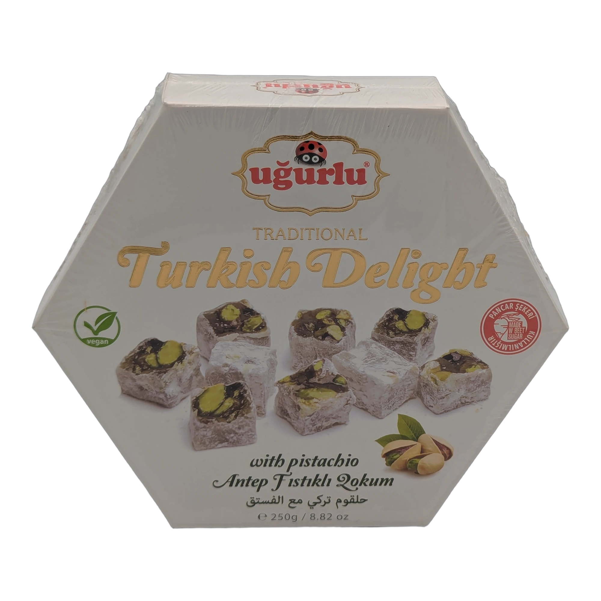 Traditional Turkish Delight with Pistachio