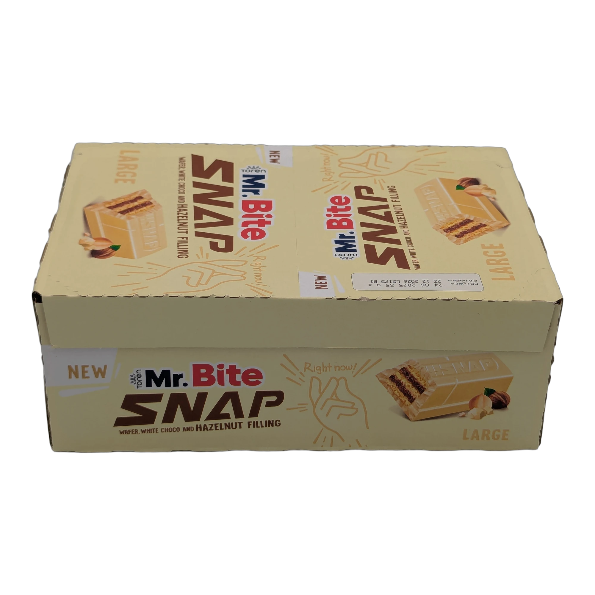 Mr. Bite Napolitană cu Ciocolată Albă și Alune