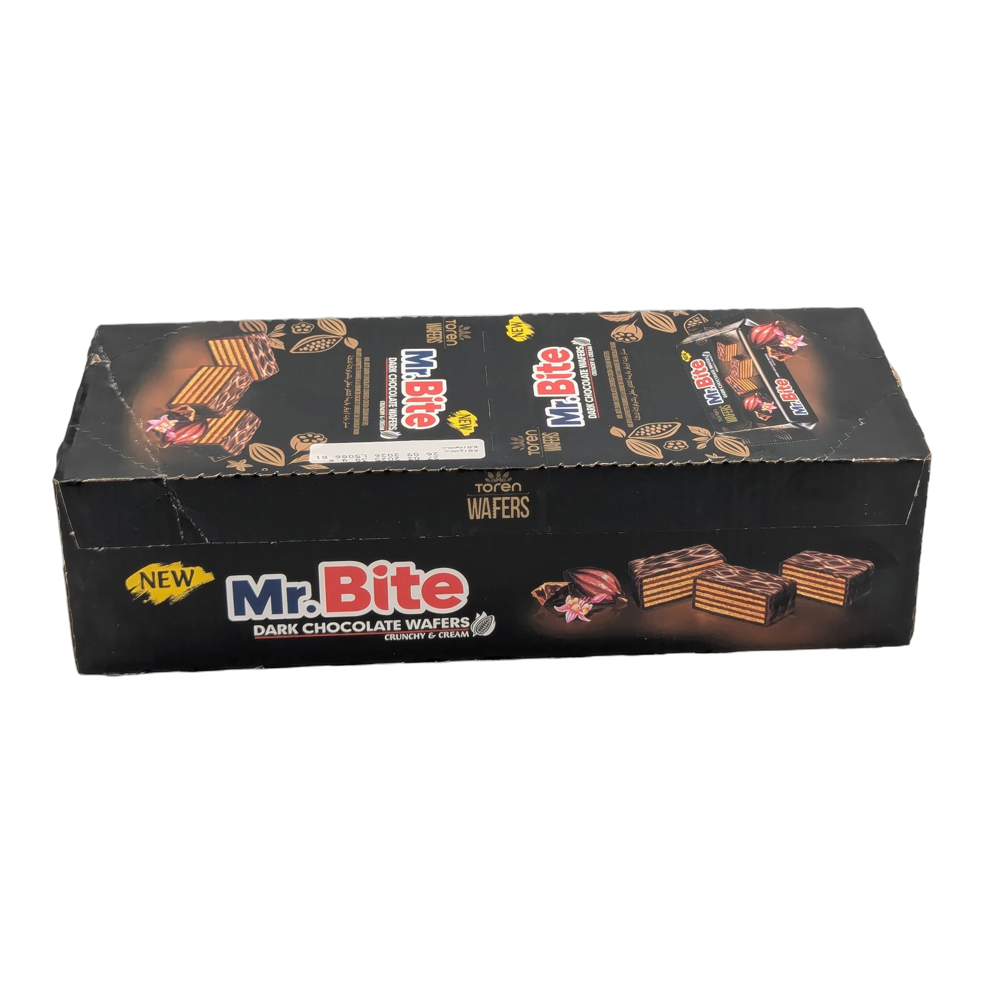 Napolitane Mr. Bite cu ciocolată neagră