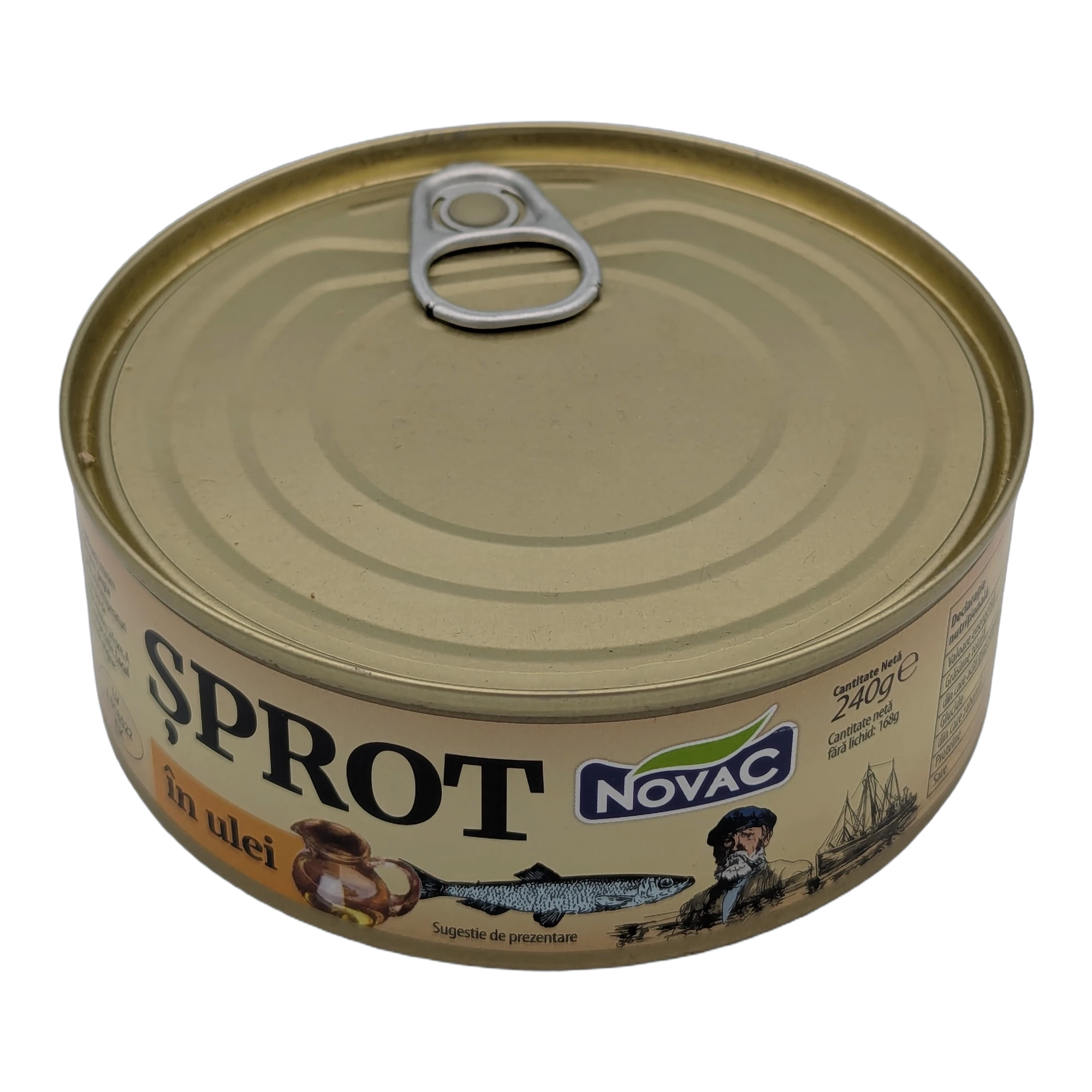 سمك السبرات في الزيت