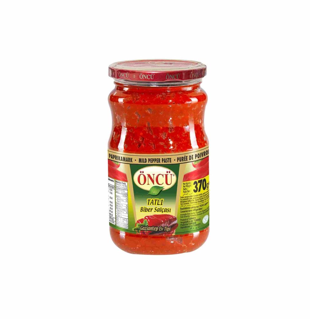 Oncu Sweet Red Pepper Paste 370g Jar