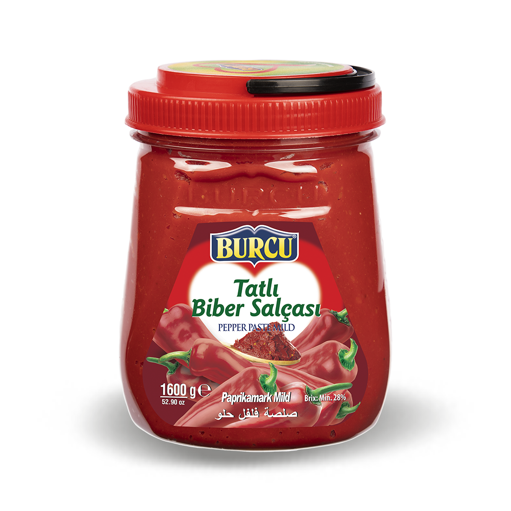 Burcu Sweet Red Pepper Paste 1600g PET Jar