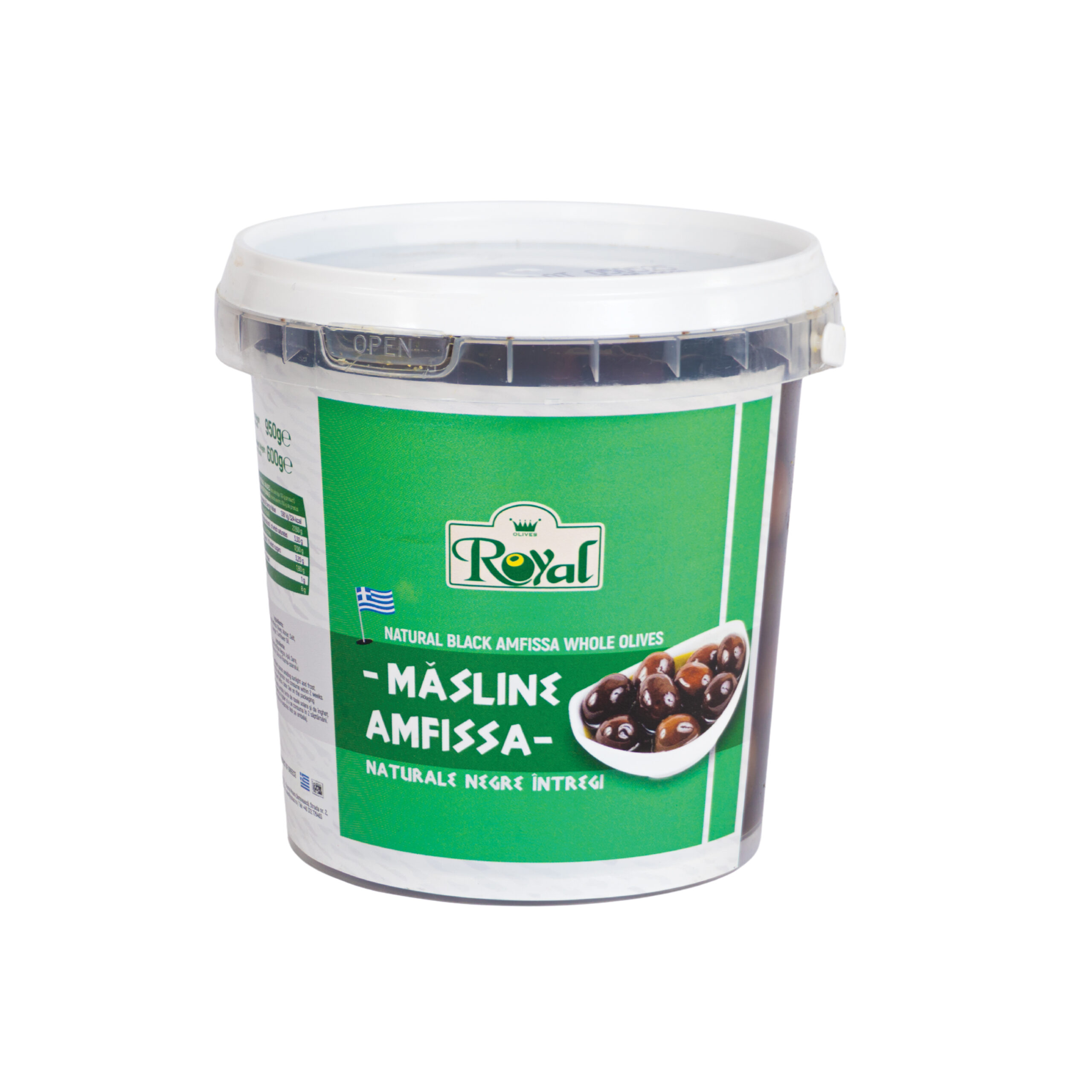 Măsline Naturale Întregi Amfissa Royal 600g