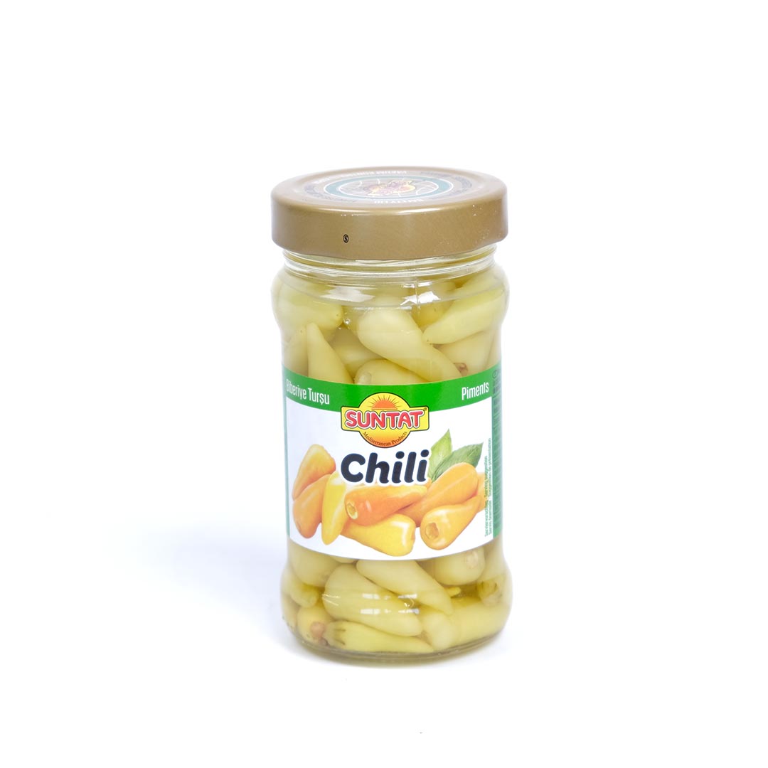 Ardei Chili Conservați cu Rozmarin Tat, Borcan 326 ml