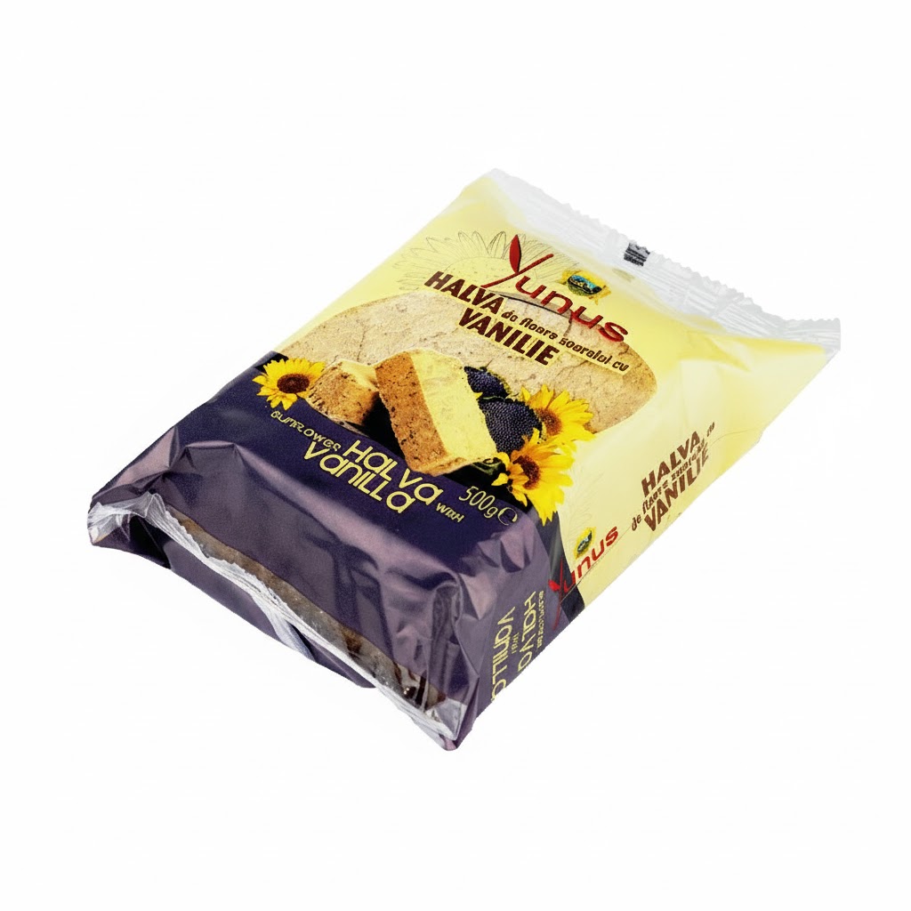 حلاوة بذور دوار الشمس بنكهة الفانيليا من يونوس، ٥٠٠ جرام