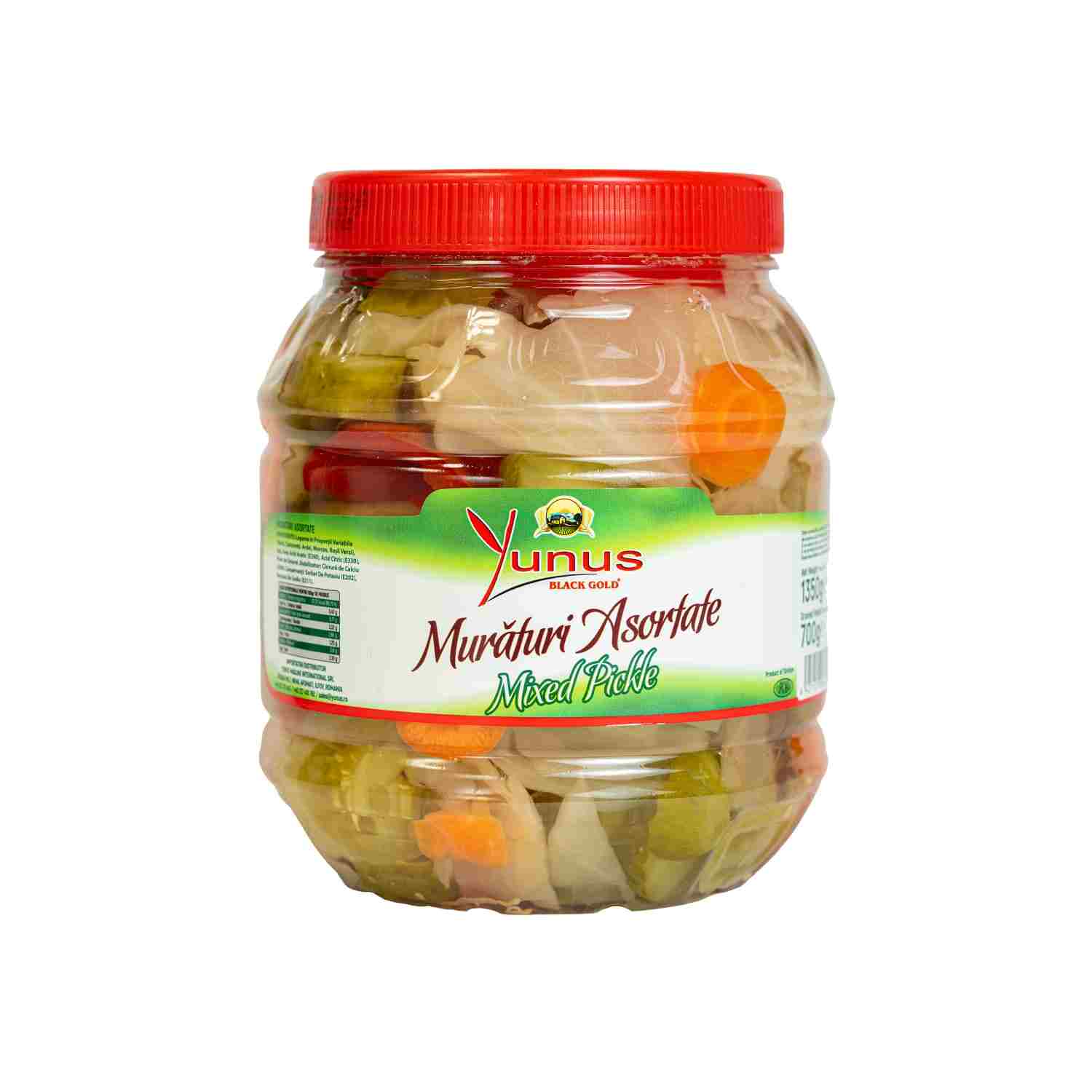 Murături Asortate Yunus, 700g Bidon