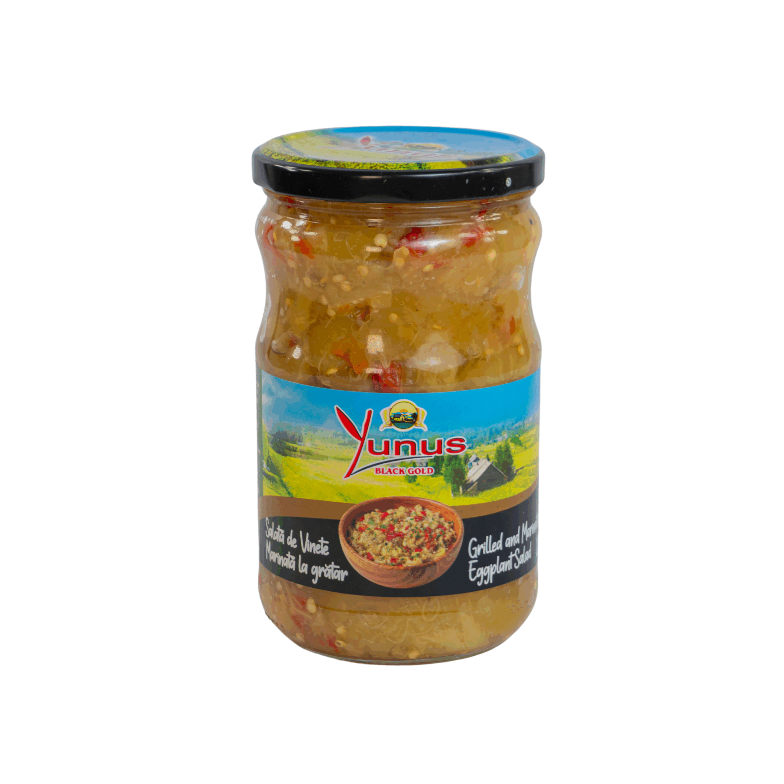 Yunus Grilled Marinated Eggplant Salad, Jar 660 ml