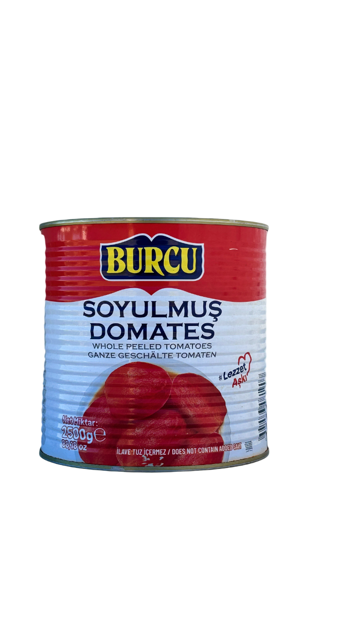 Burcu Whole Peeled Tomatoes, 1.5 kg Can