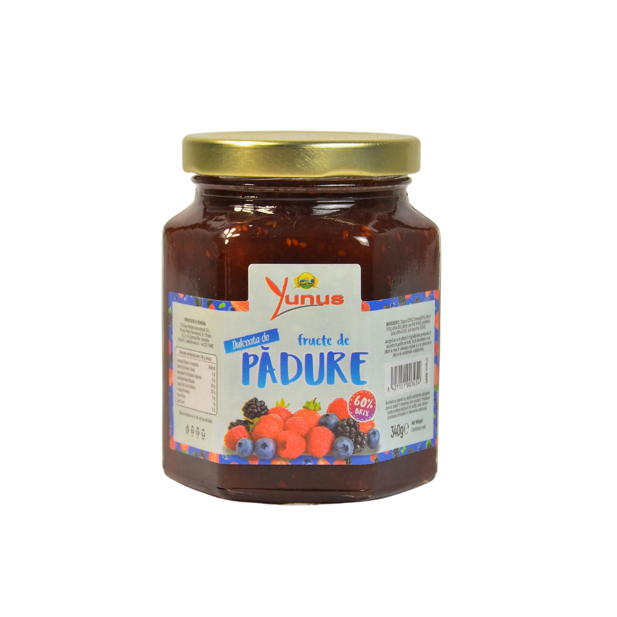 Dulceață de Fructe de Pădure Yunus Brix 60%