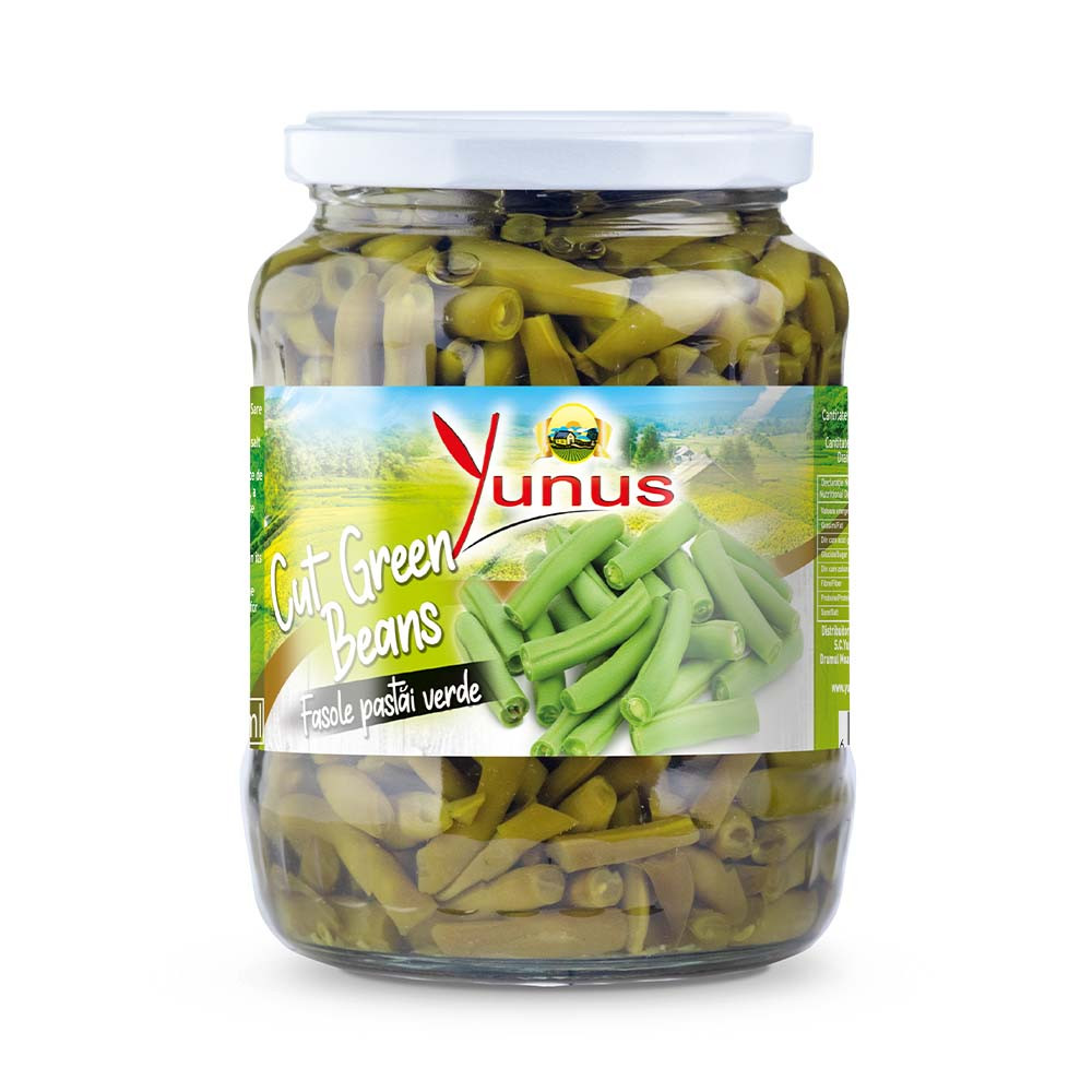 Fasole păstăi verde conservată Yunus 720ml