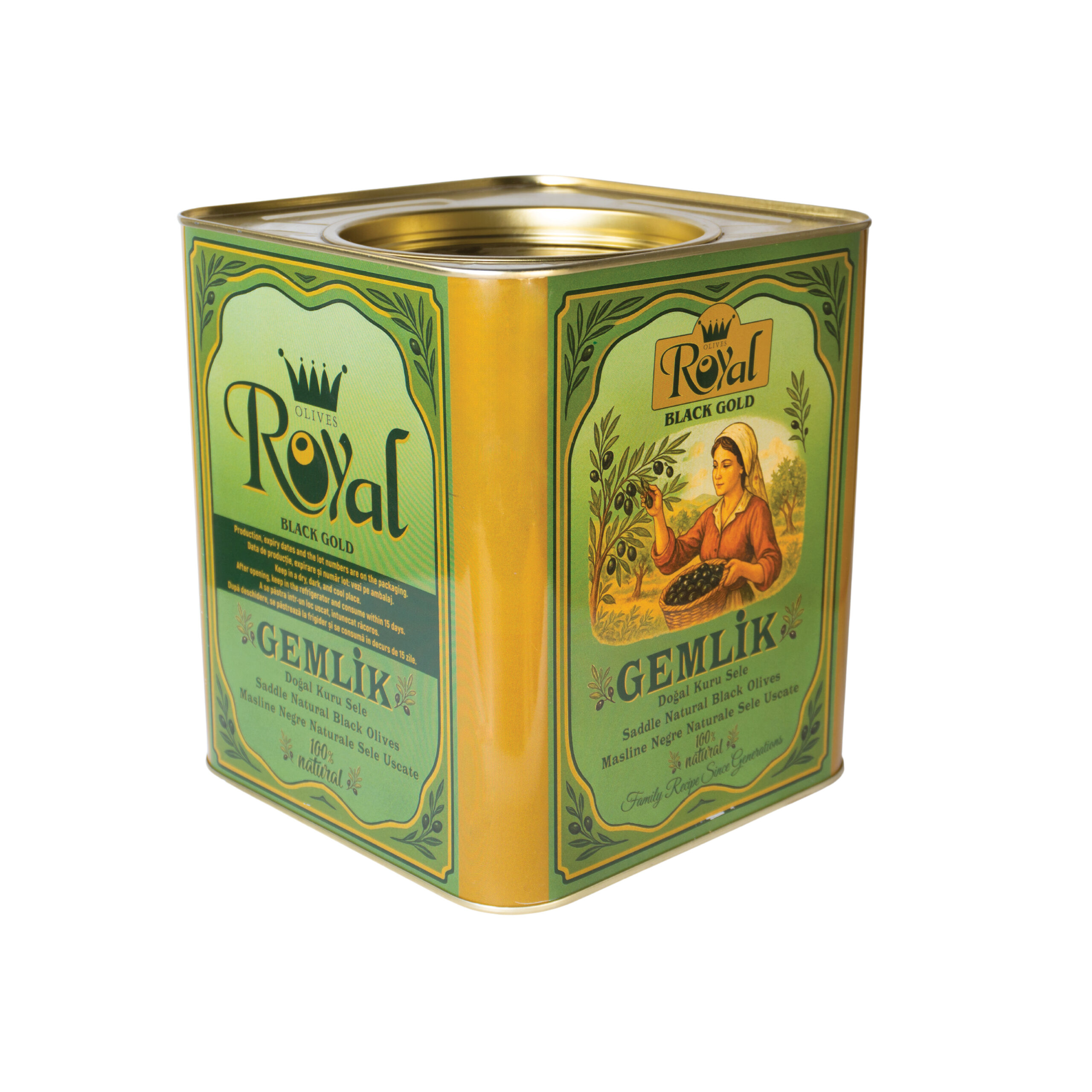 زيتون أسود مجفف جيمليك رويال ٥ كغ