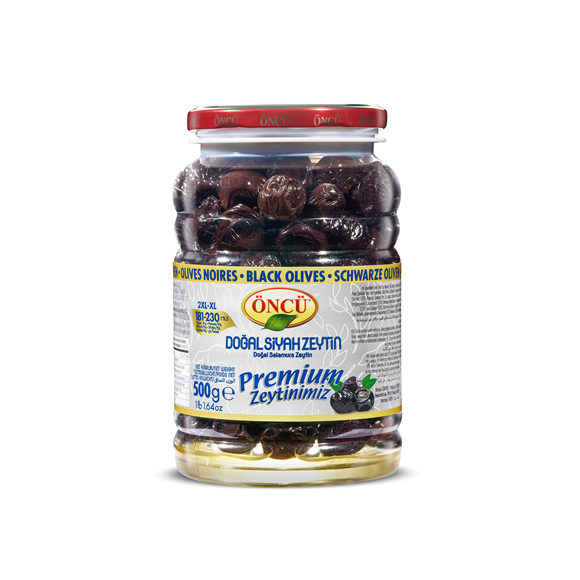 Oncu Natural Gemlik Black Olives PET