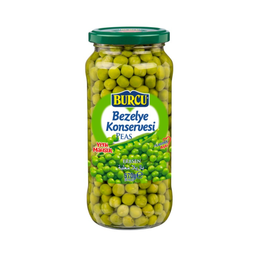 Burcu Canned Green Peas 570g