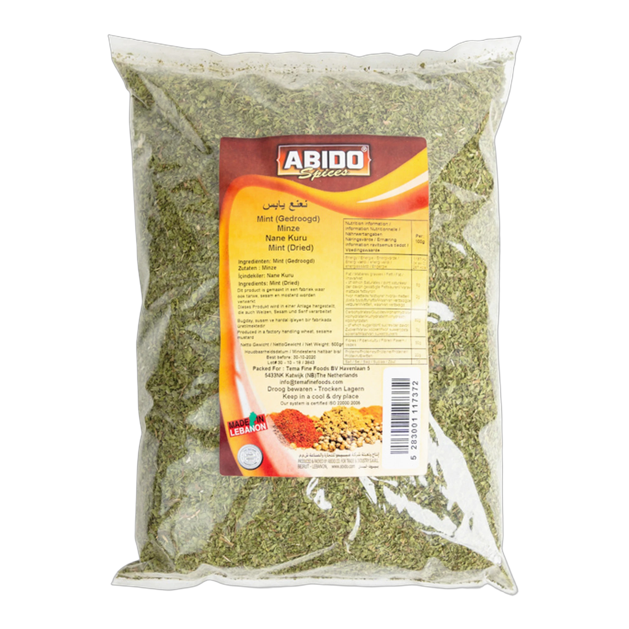 Dried Mint Leaves Abido