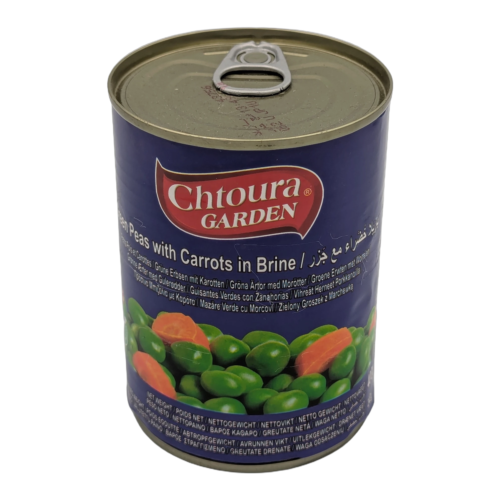 Green Peas with Carrots in Brine