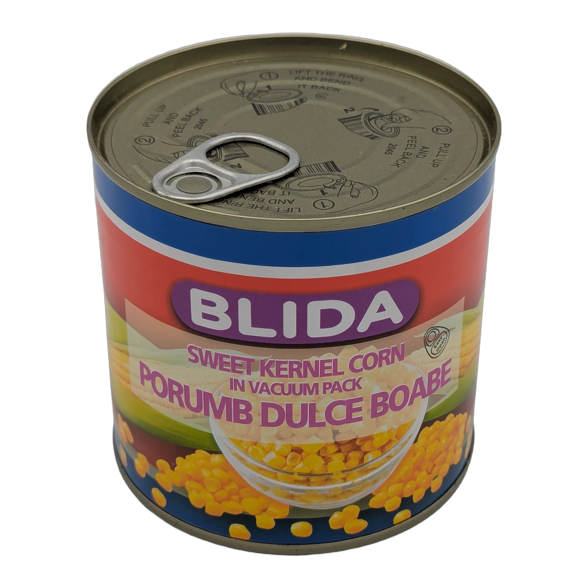 Porumb Dulce Boabe în Pachet Vidat