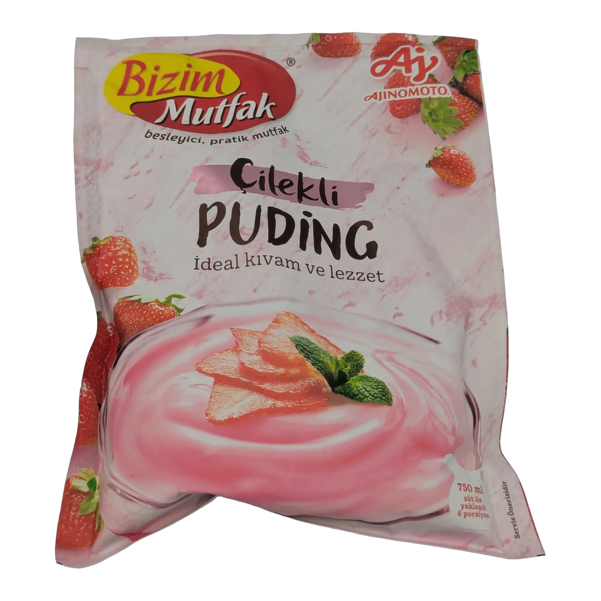 Pudră pentru budincă cu căpșuni