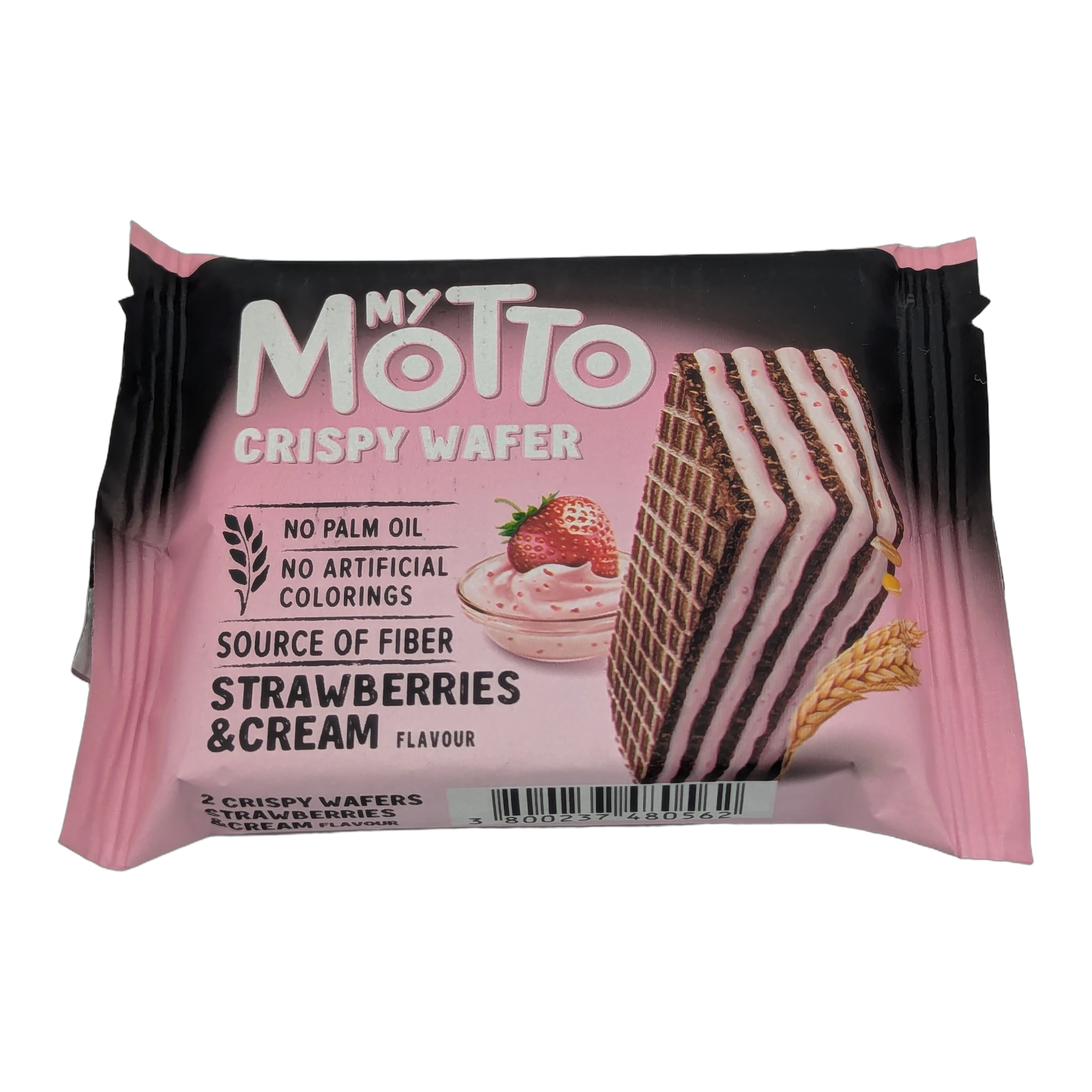 My Motto Crispy Wafer Strawberries & Cream Flavour