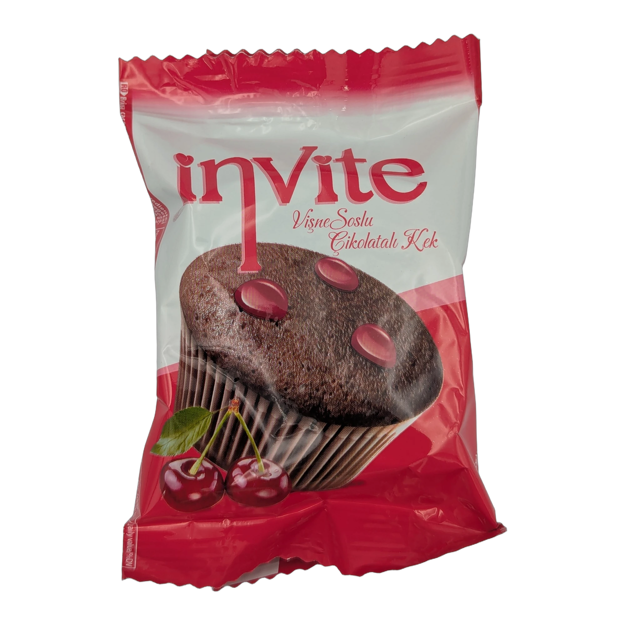 Invite Cherry Sauce Chocolate Cake