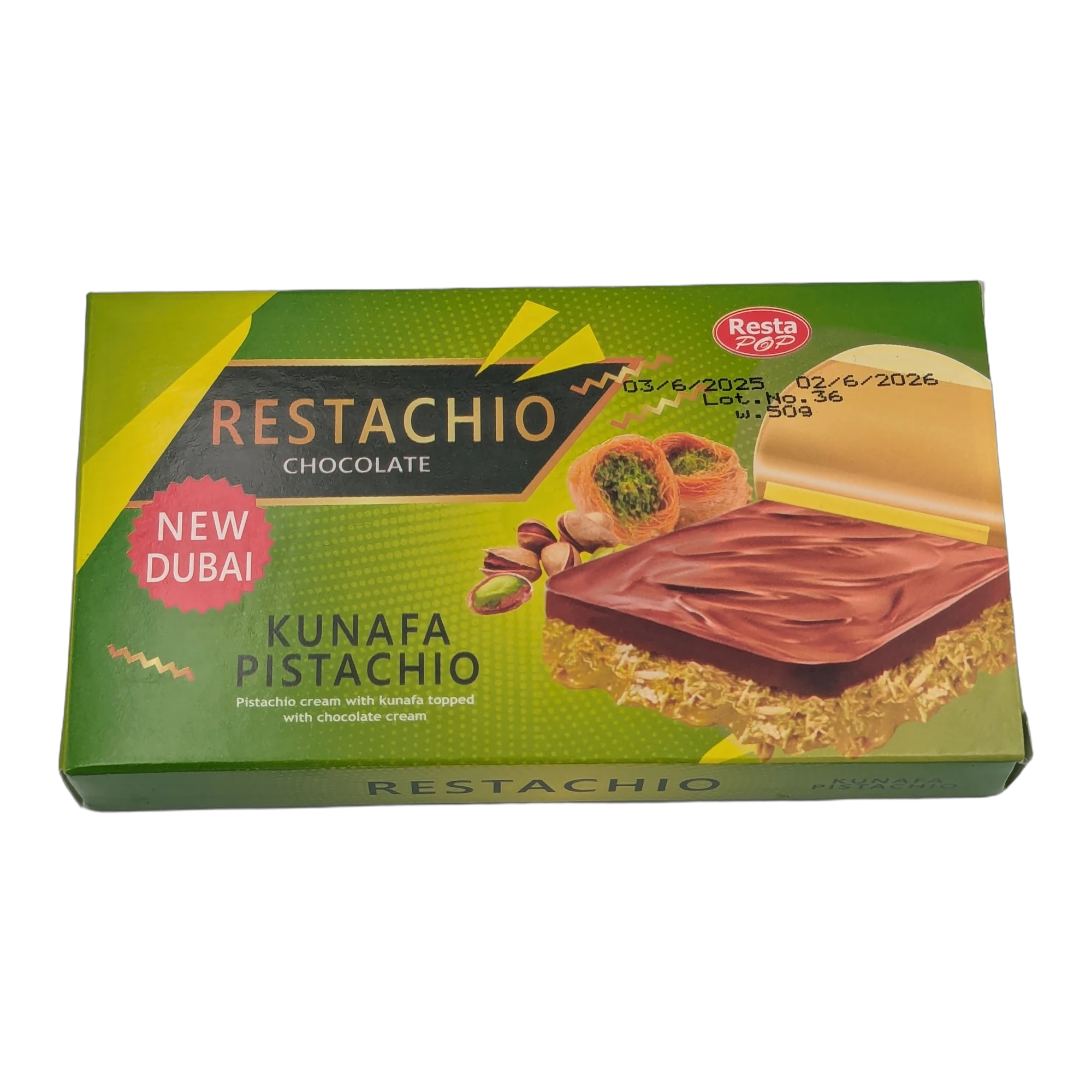 Restachio Chocolate Kunafa Pistachio