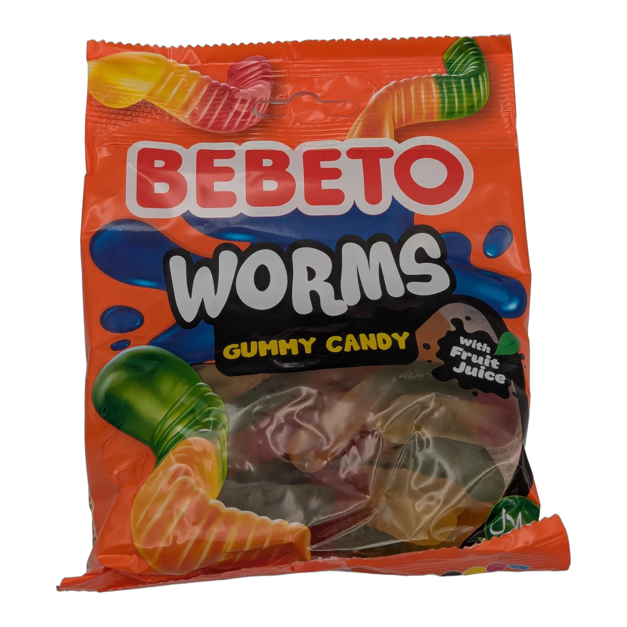 Bebeto Worms Gummy Candy